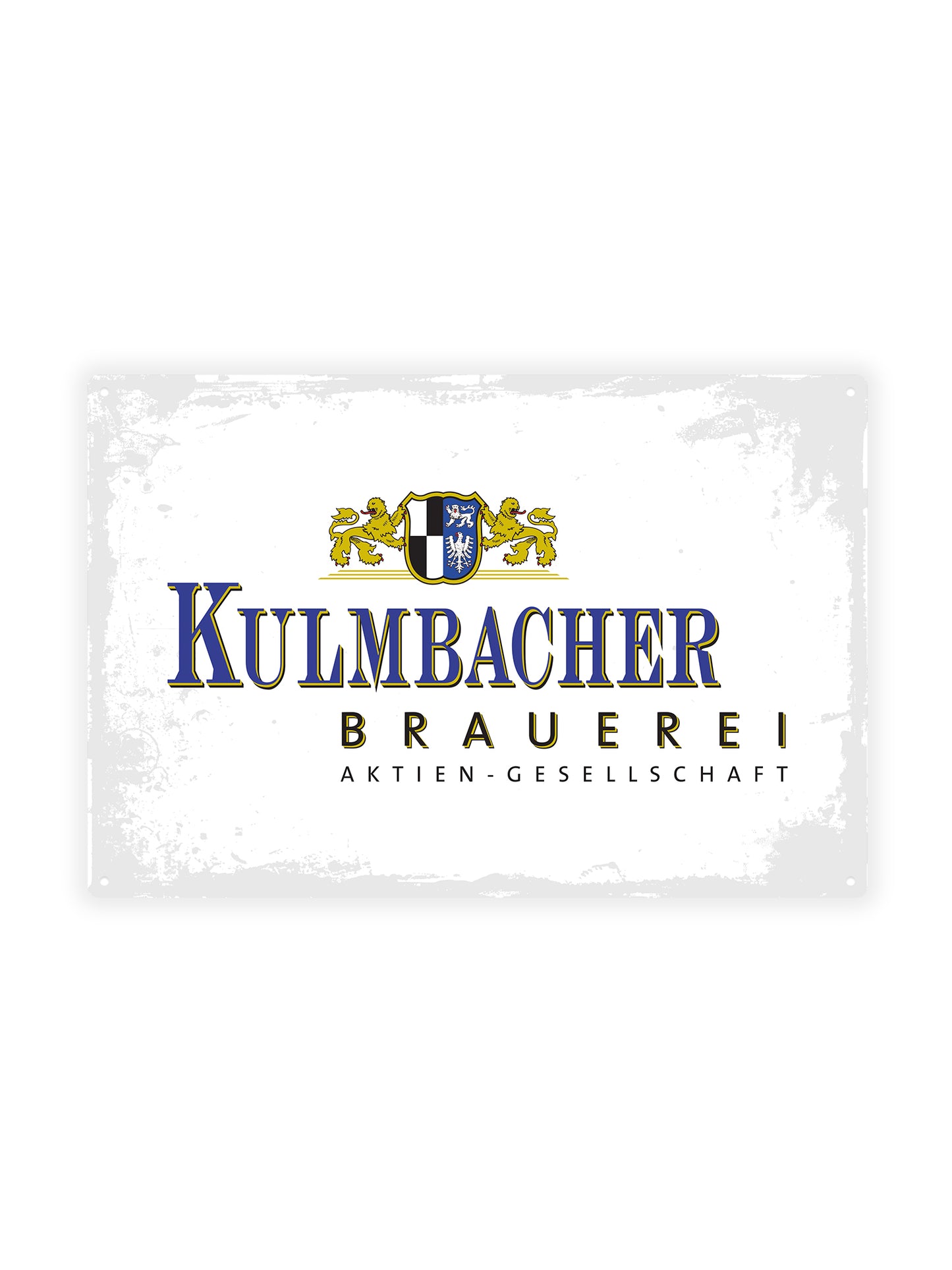 Kulmbacher - Metallwandschild