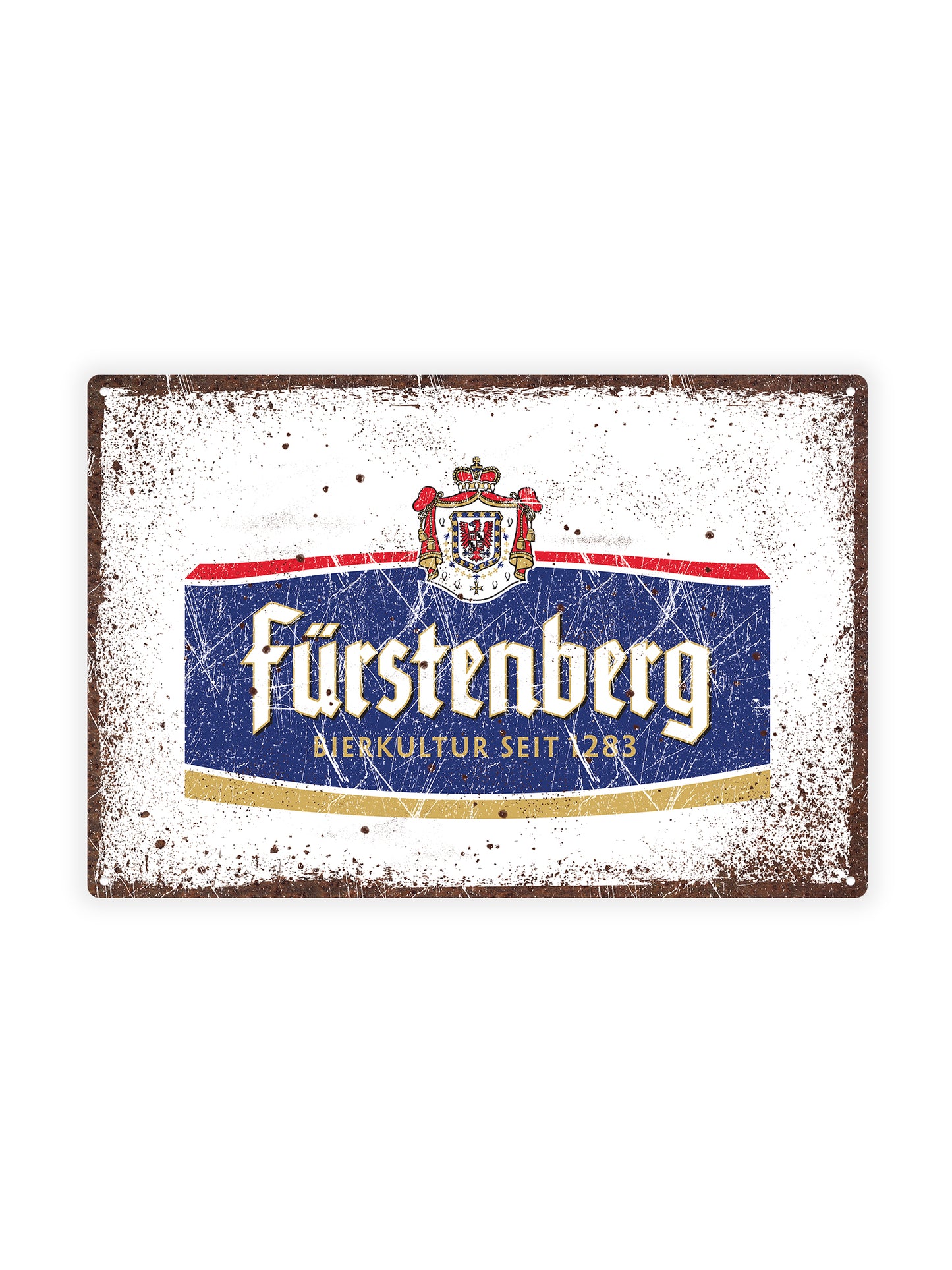 Fürstenberg - Metallwandschild