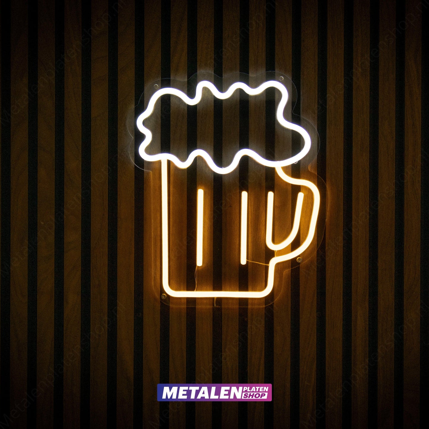 Bierkrug - Neonschild - LED