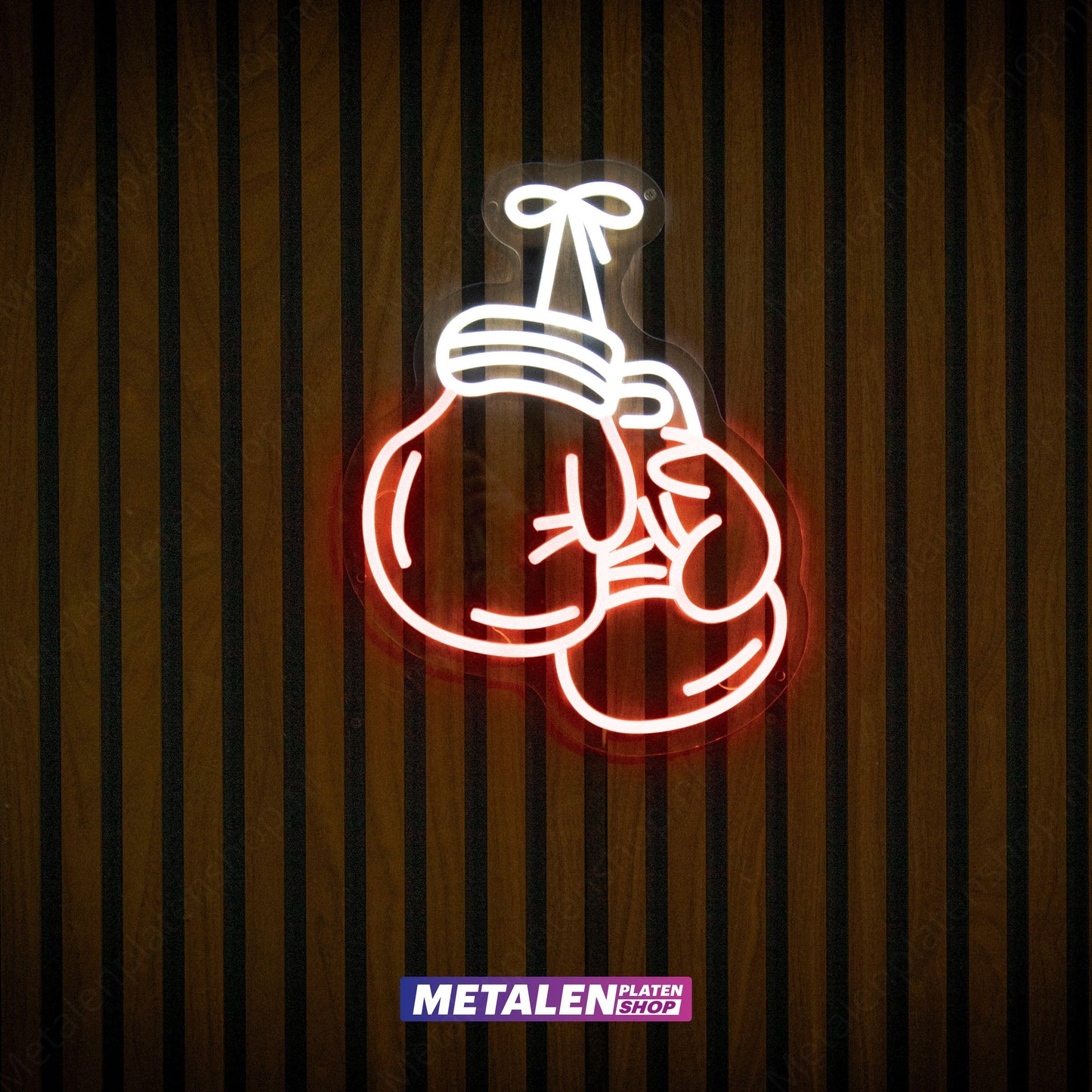 Boxhandschuhe - Neonschild - LED