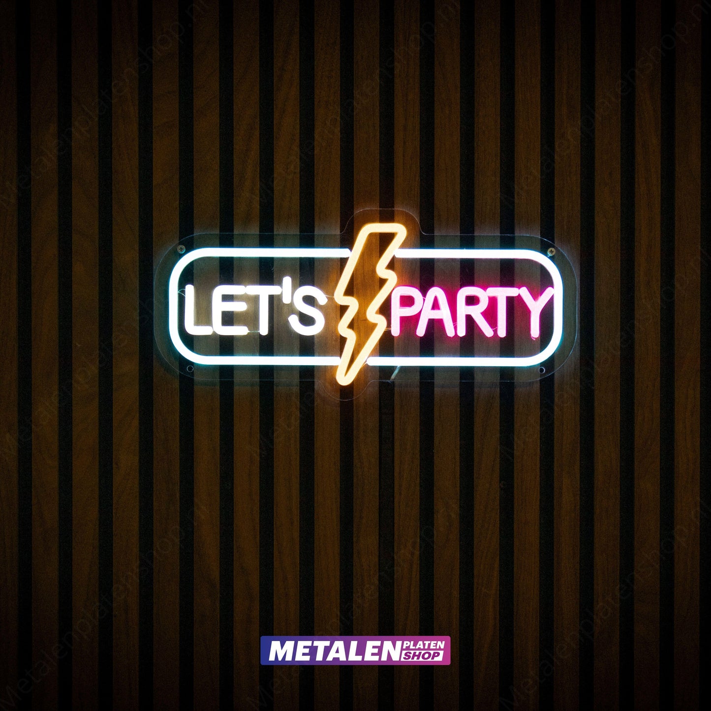 Lass uns feiern - Neonschild - LED
