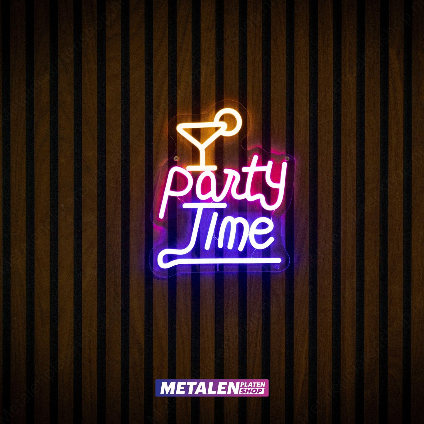 Party Time - Neonschild - LED