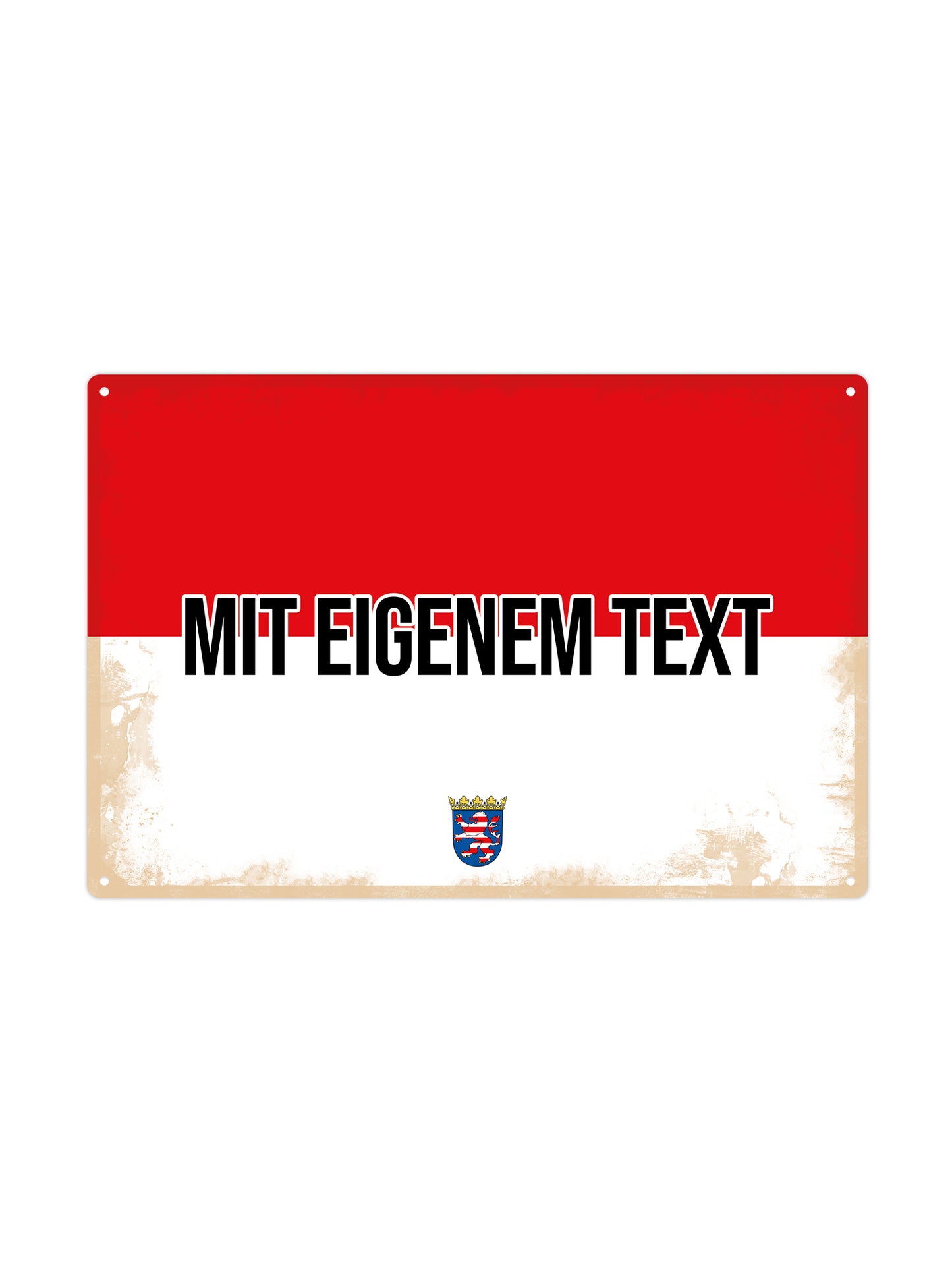 Hesse - Mit eigenem Text - Metalen Wandbord
