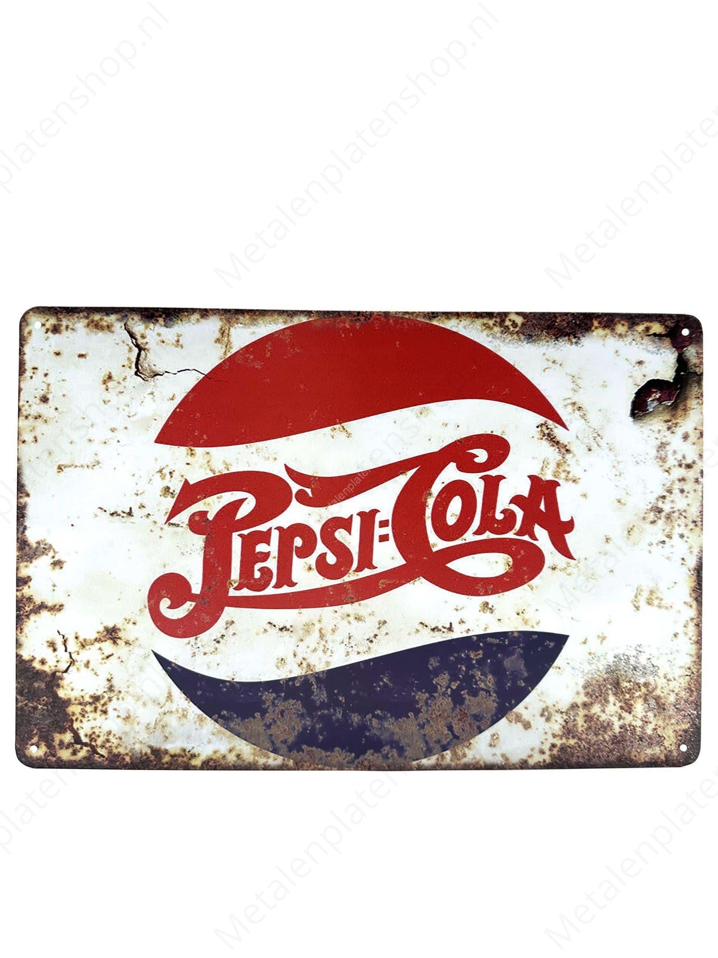 Pepsi-Cola - Metallwandschild