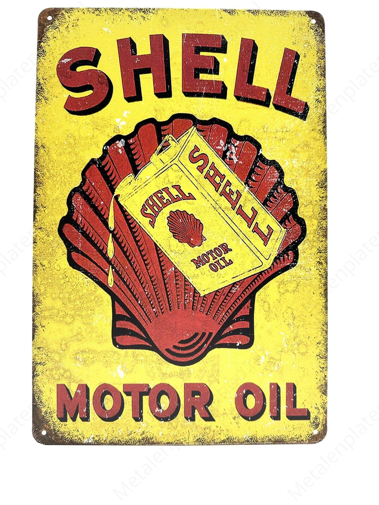 Shell Motor Oil – Metall-Wandschild
