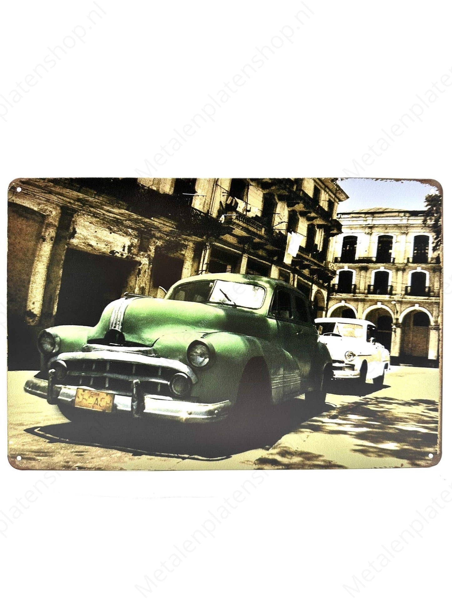 Kuba Cadillacs Oldtimer - Metallwandschild
