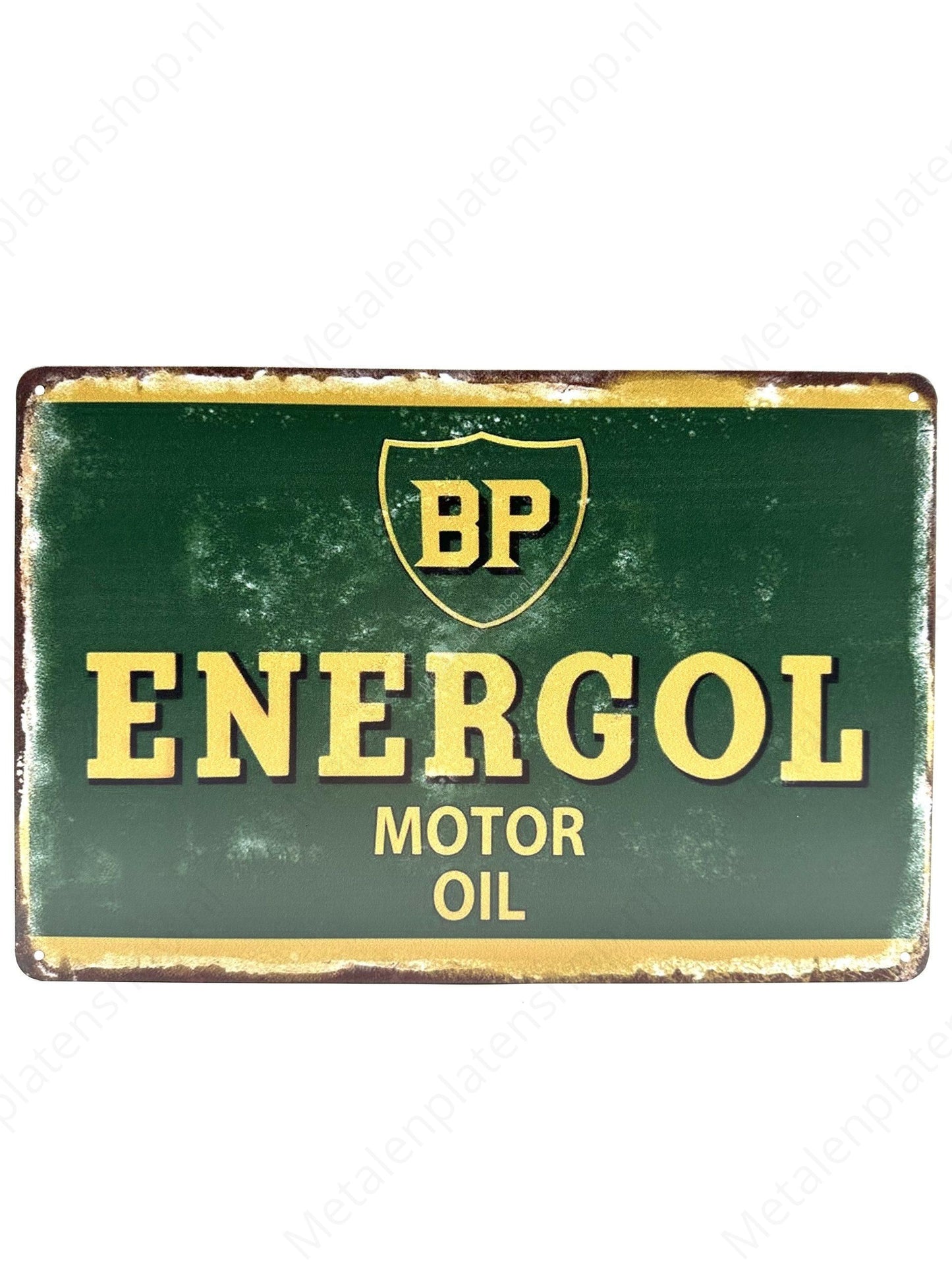 BP Energol Motor Oil - Metal Wall Sign