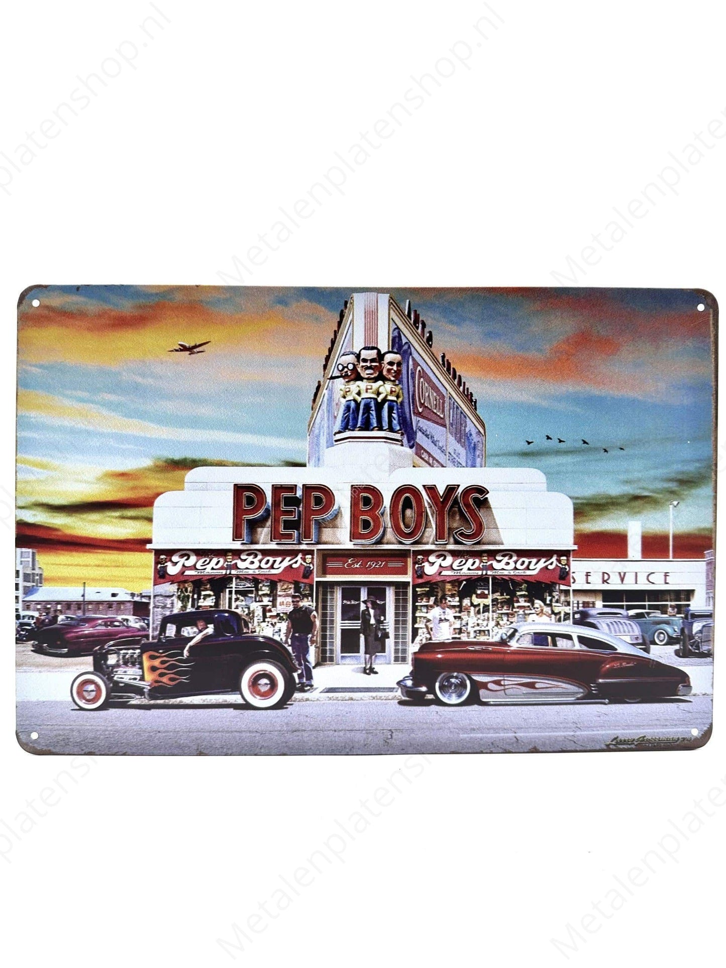 Pep Boys - Metal Wall Sign