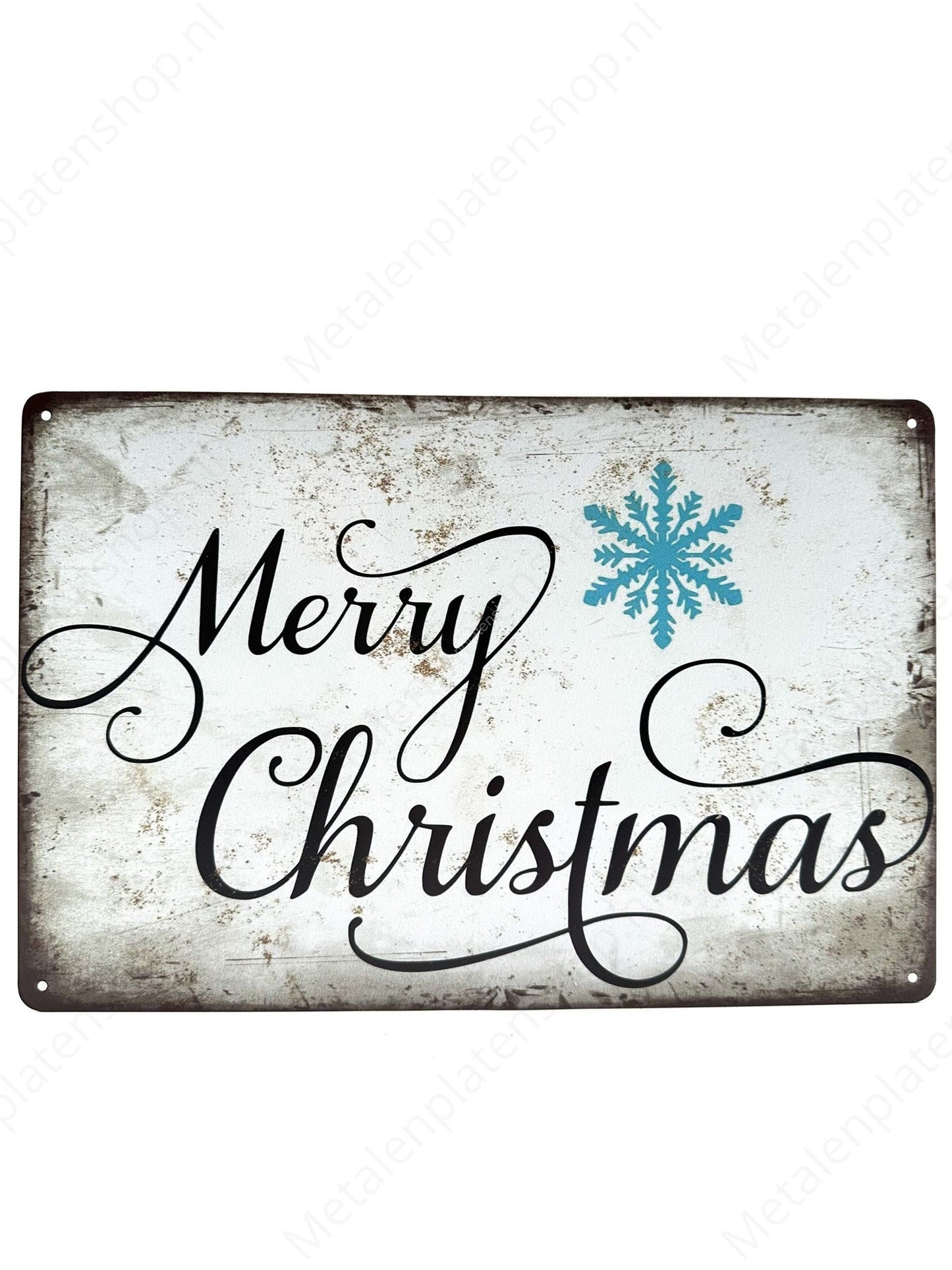 Merry Christmas - Metal Wall Sign