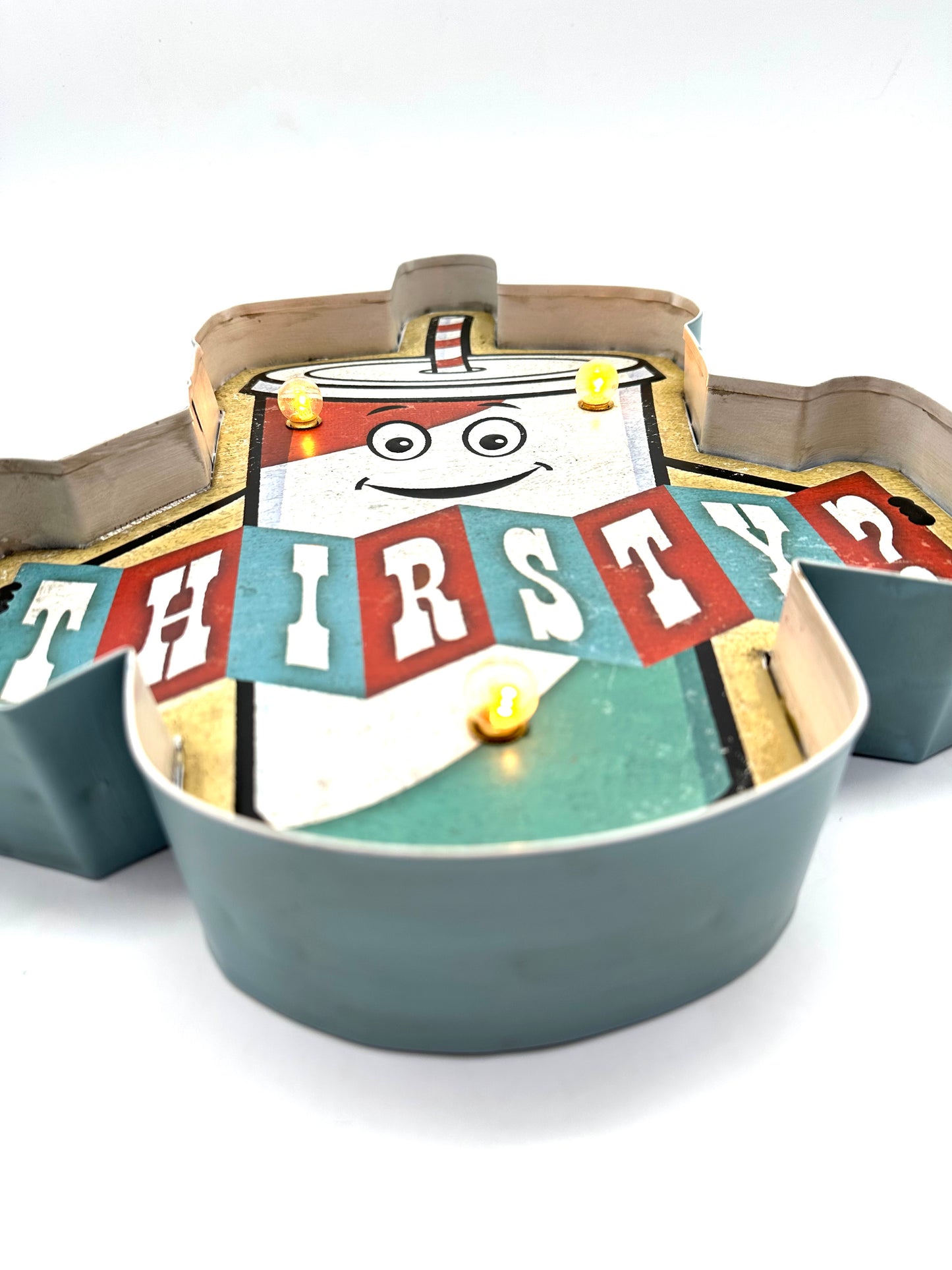Metal Light Board - Thirsty - LED lighting
