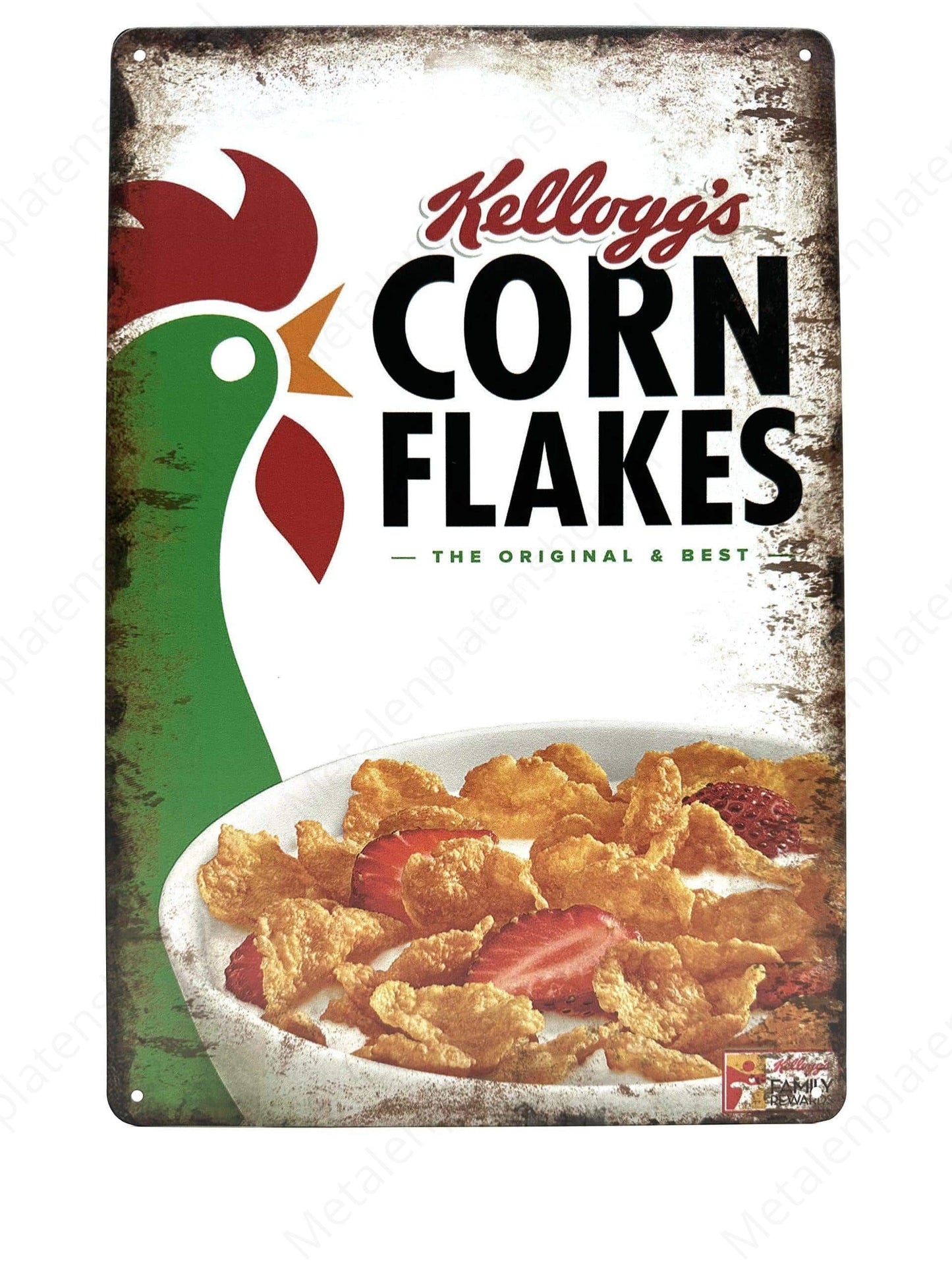 Kellogg's Corn Flakes - Metal Wall Sign