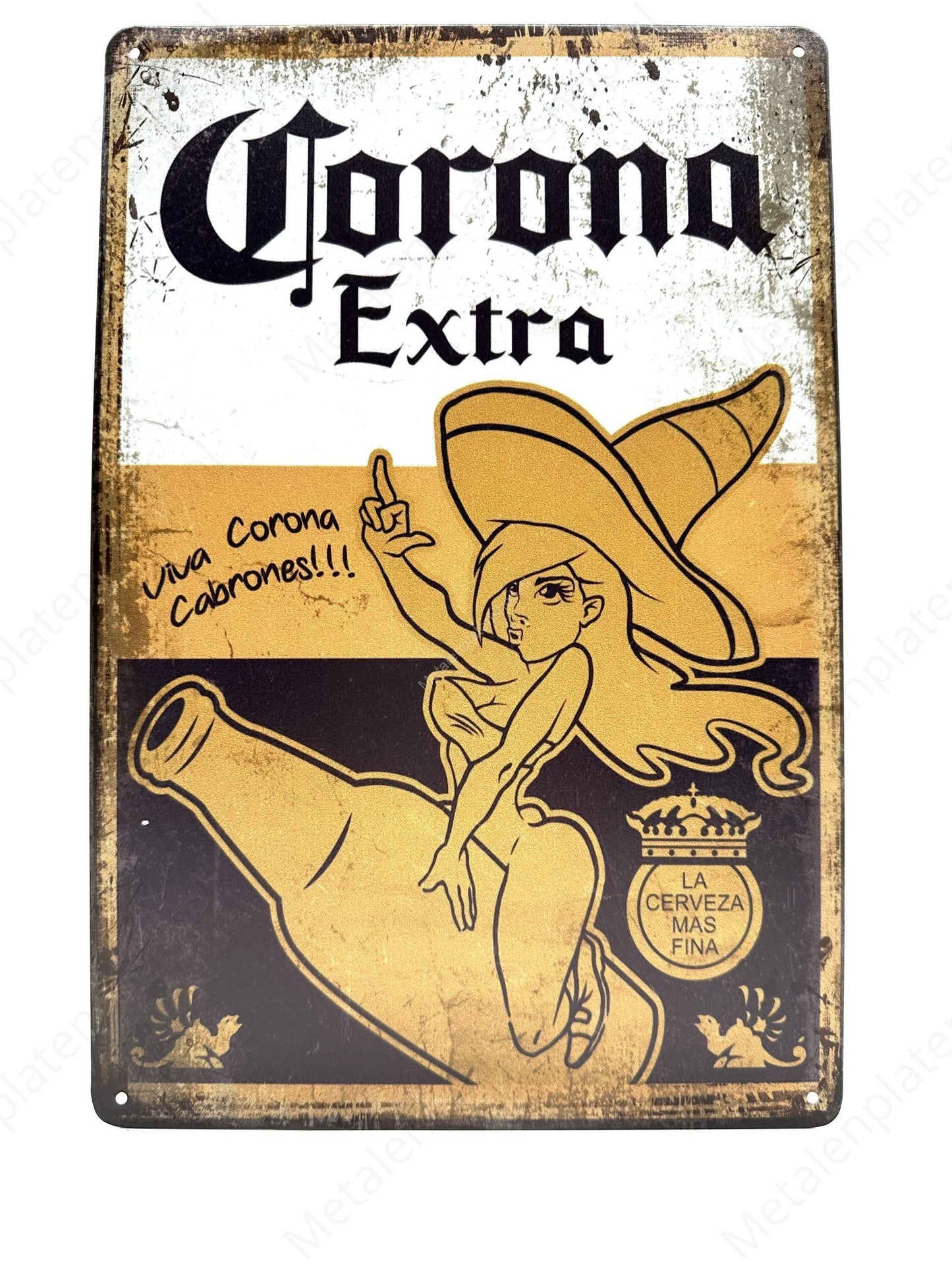 Corona Extra - Metallwandschild