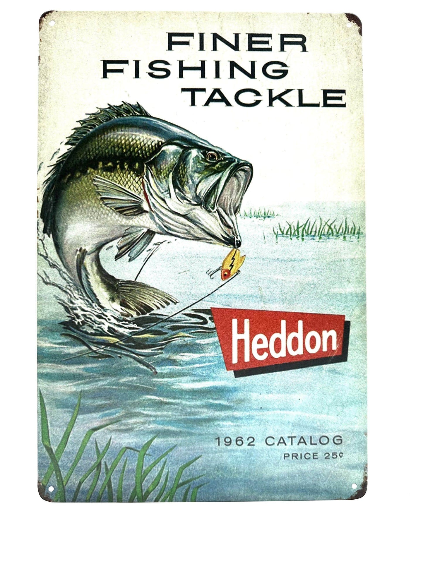 Finer Fishing Tackle - Metal Wall Sign