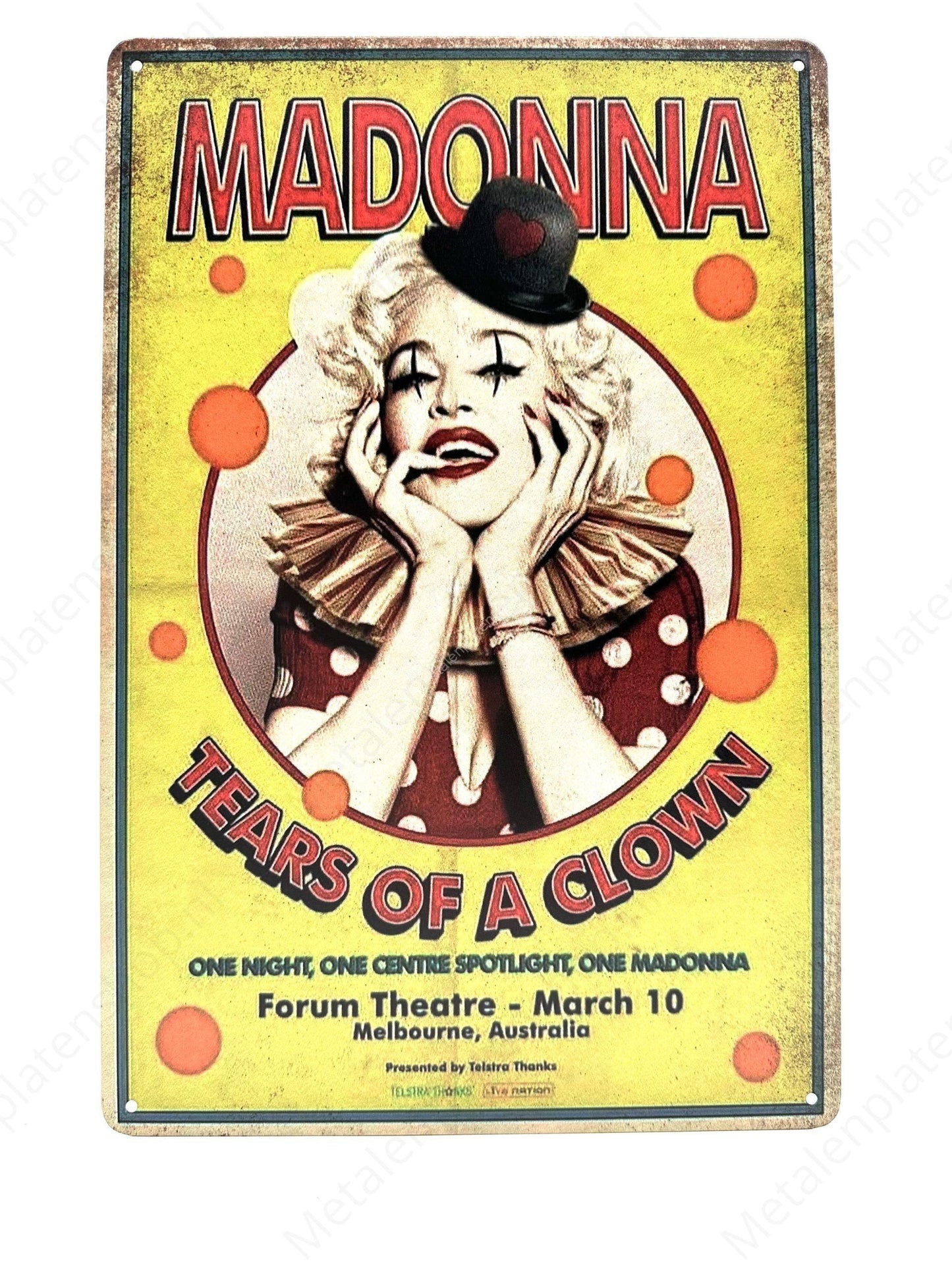 Madonna - Metal Wall Sign