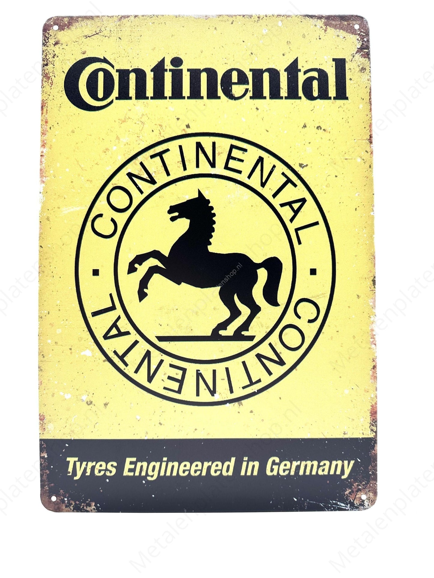 Continental - Metal Wall Sign