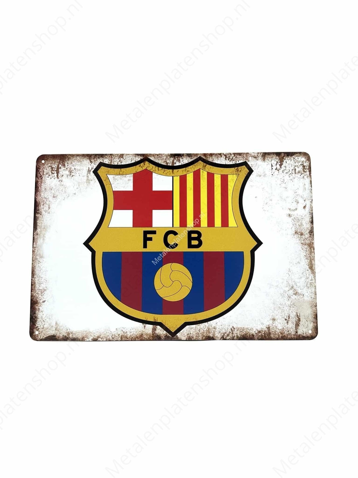 FC Barcelona - Football - Metal Wall Sign