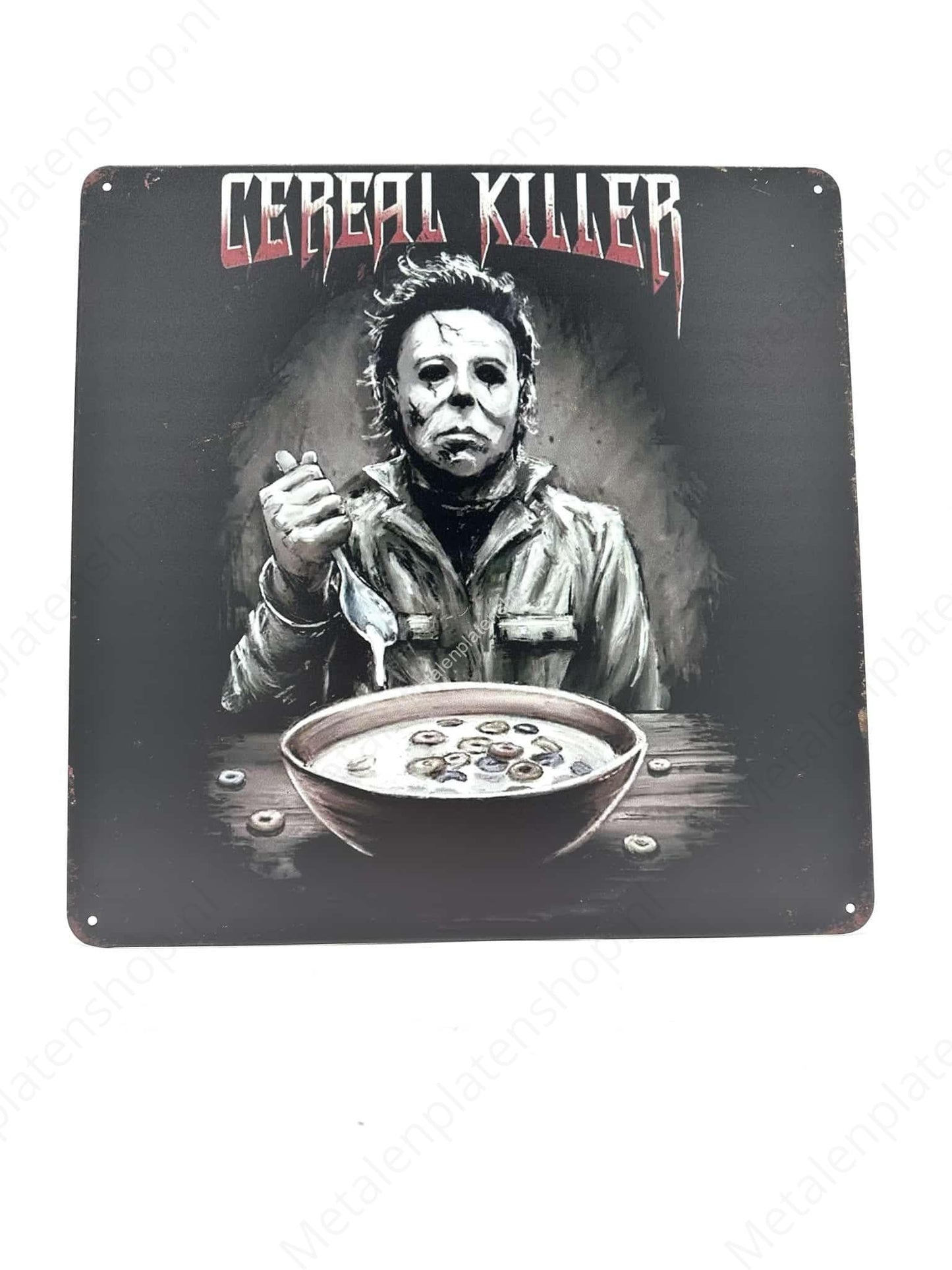 Cereal Killer - Metallwandschild