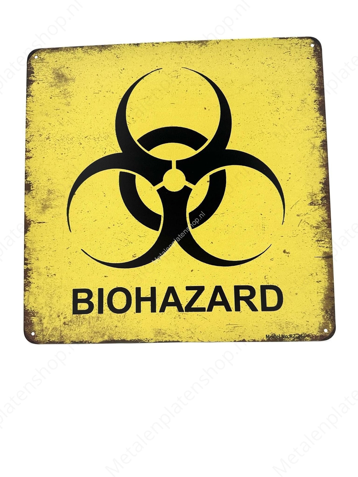 BioHazard - Metallwandschild