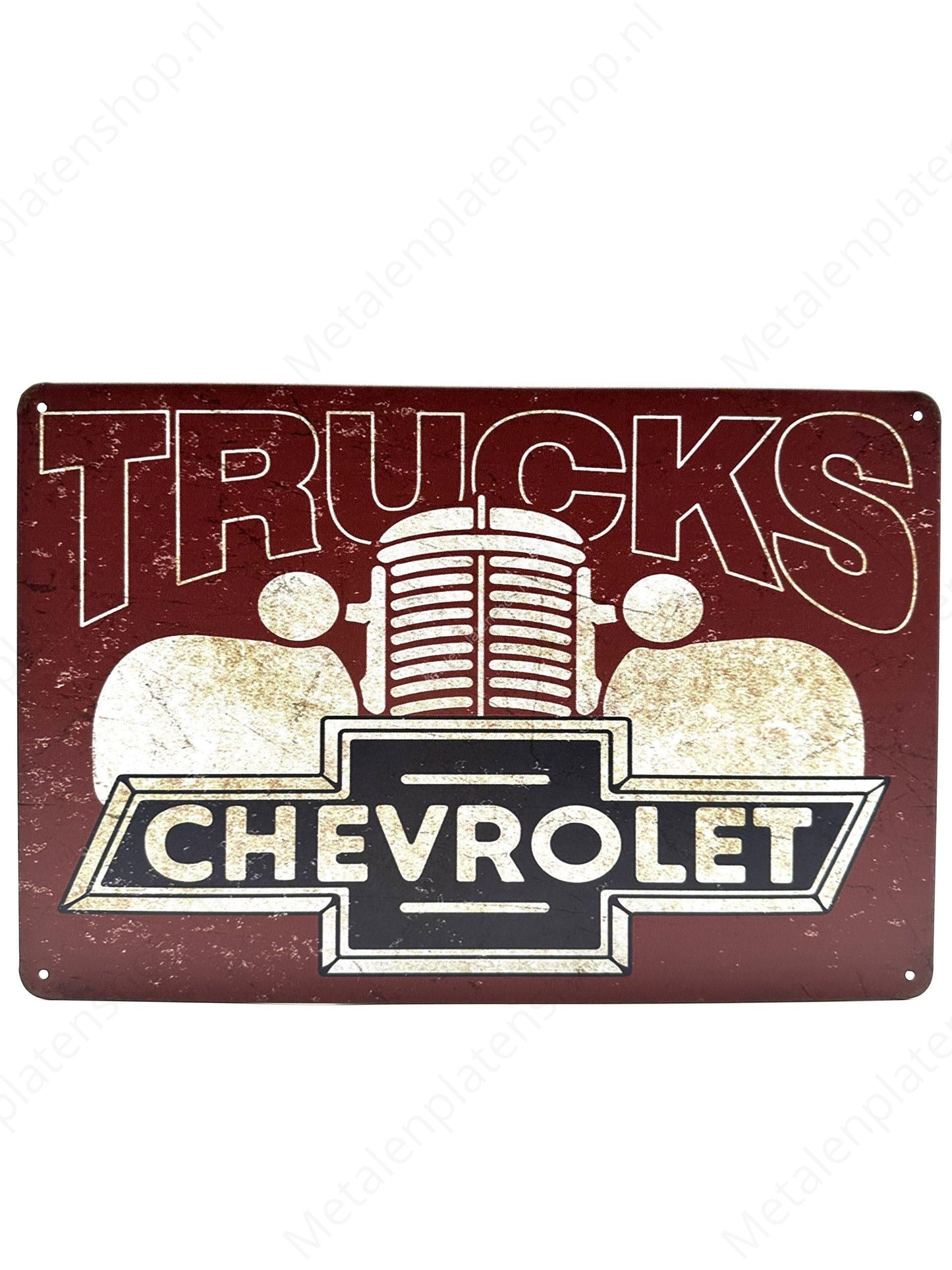 Trucks Chevrolet - Metal Wall Sign