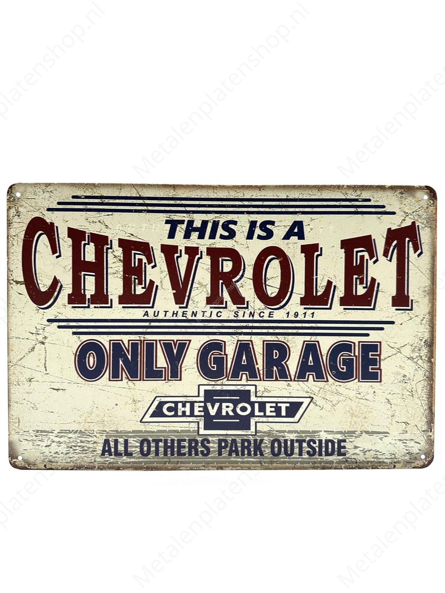 Chevrolet - Metal Wall Sign