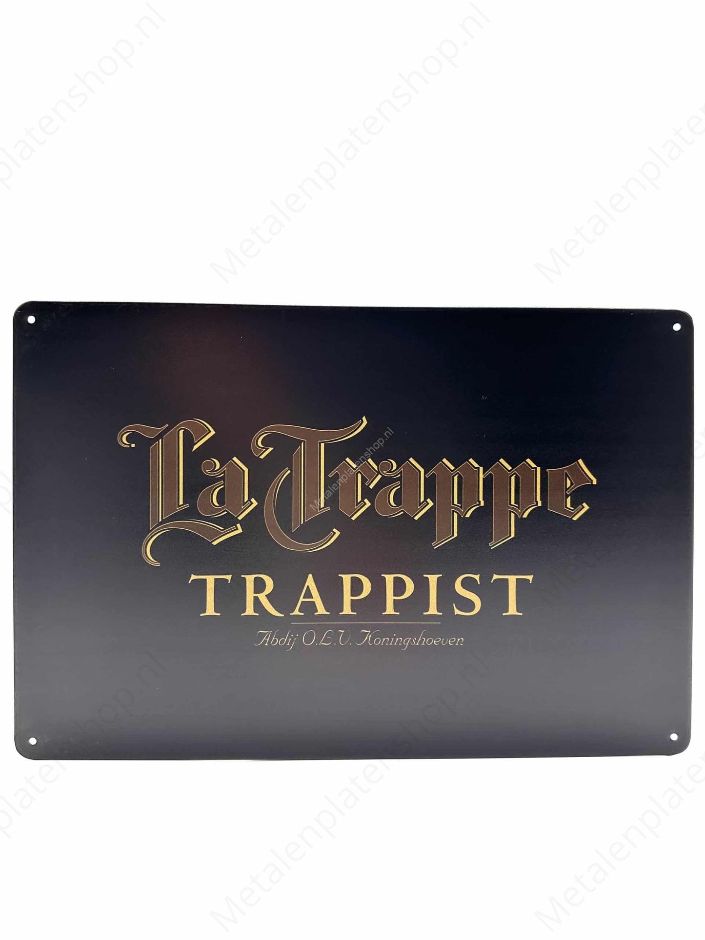 LaTrappe – Trappist – Metallwandschild