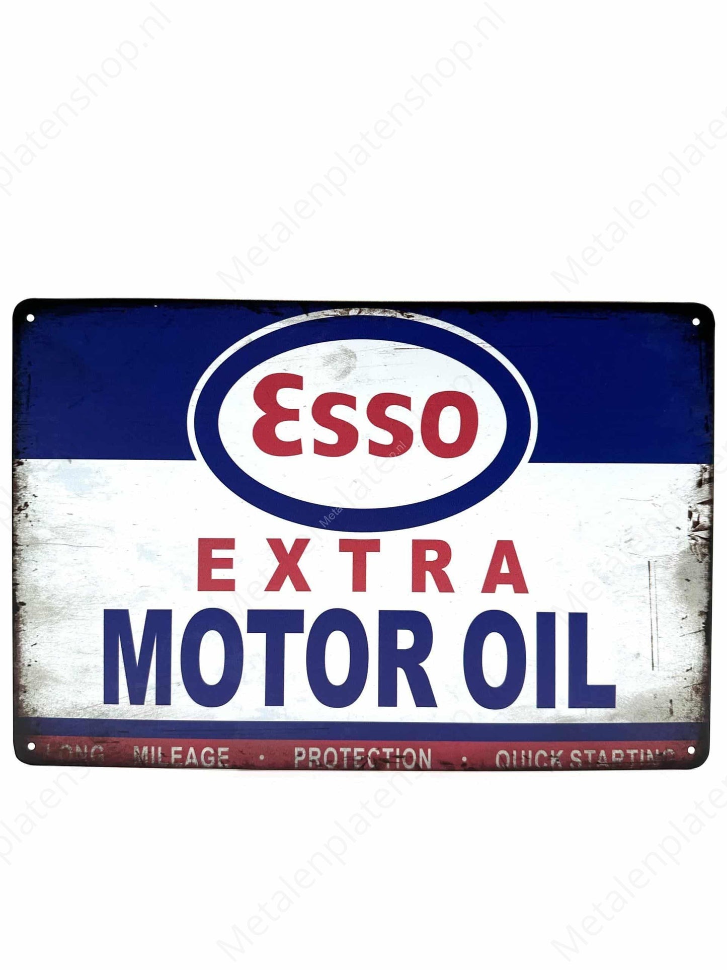 ESSO - Extra - Motor Oil - Metal Wall Sign