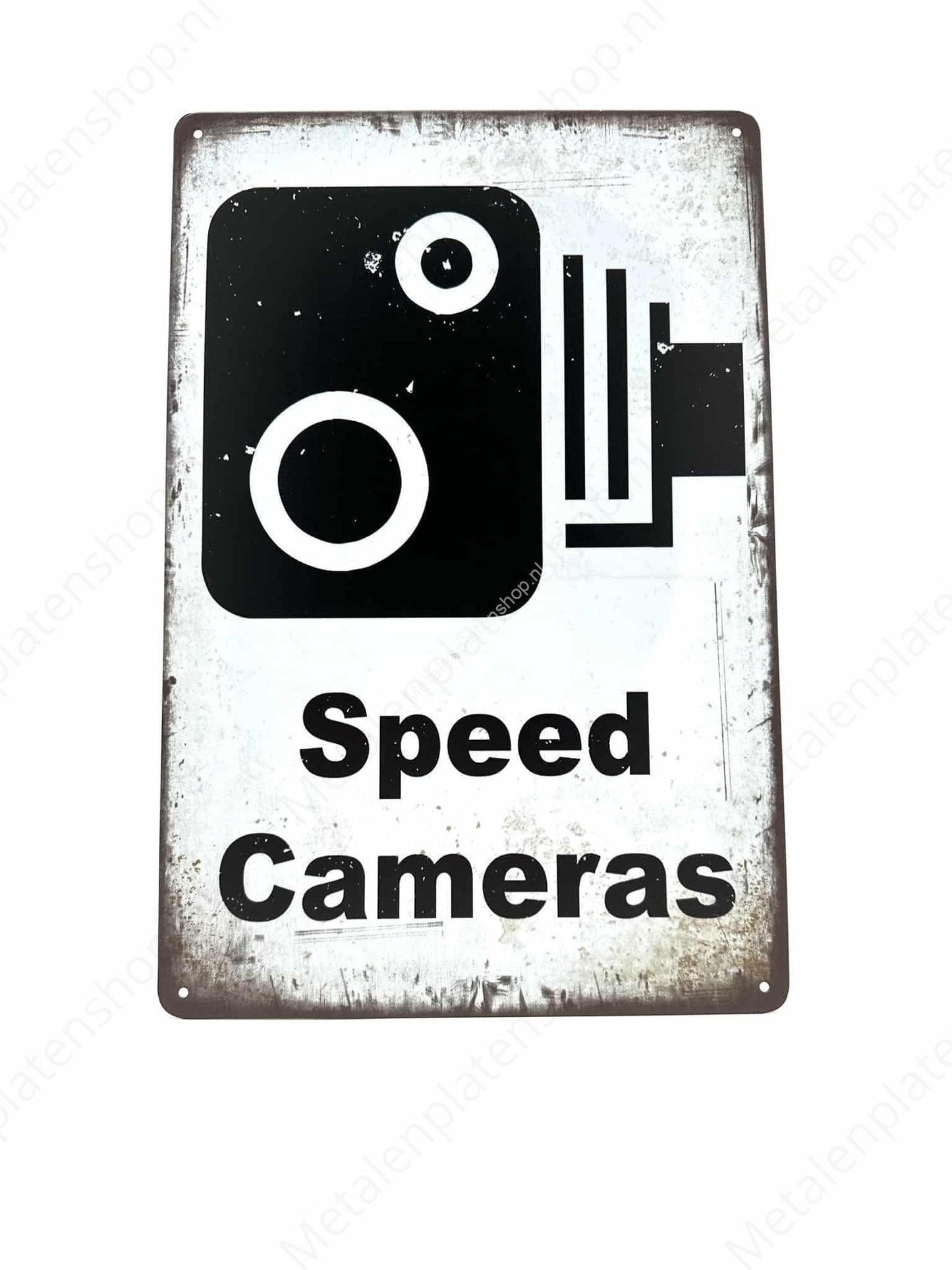 Speed ​​Camera - Speed ​​Cameras - Speed ​​Camera - Metal Wall Sign