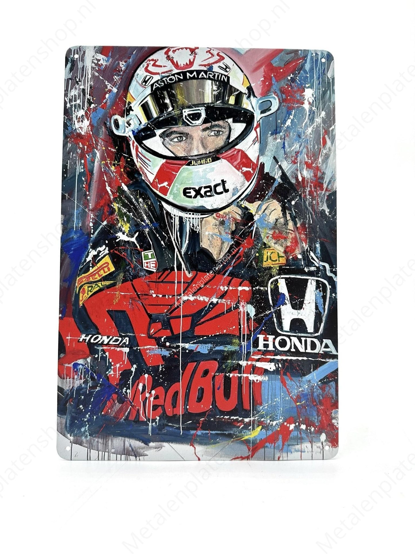 Max Verstappen – Formel 1 – #2 – Metallwandschild
