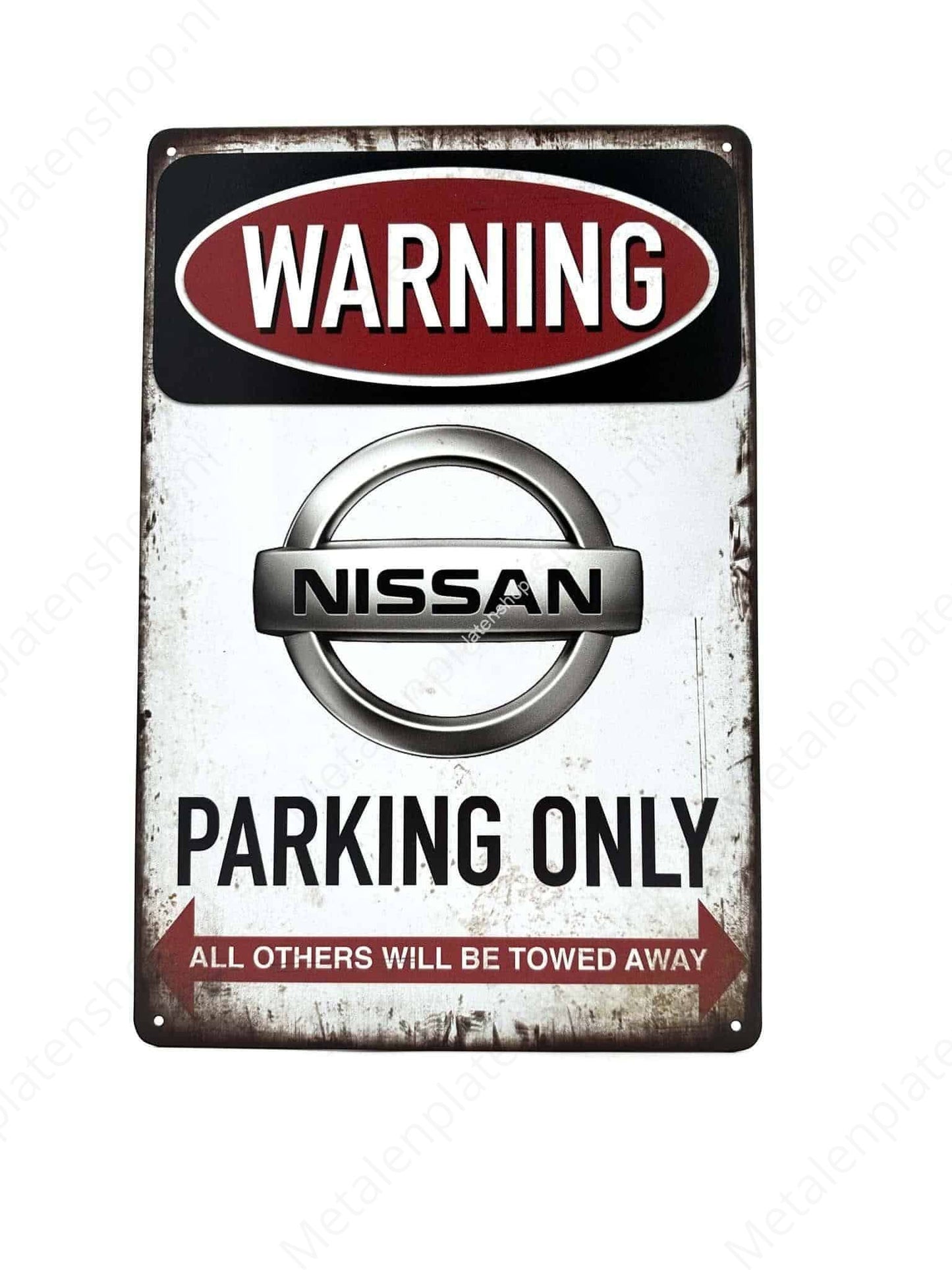 Nissan Parking Only - Parking - Metal Wall Sign