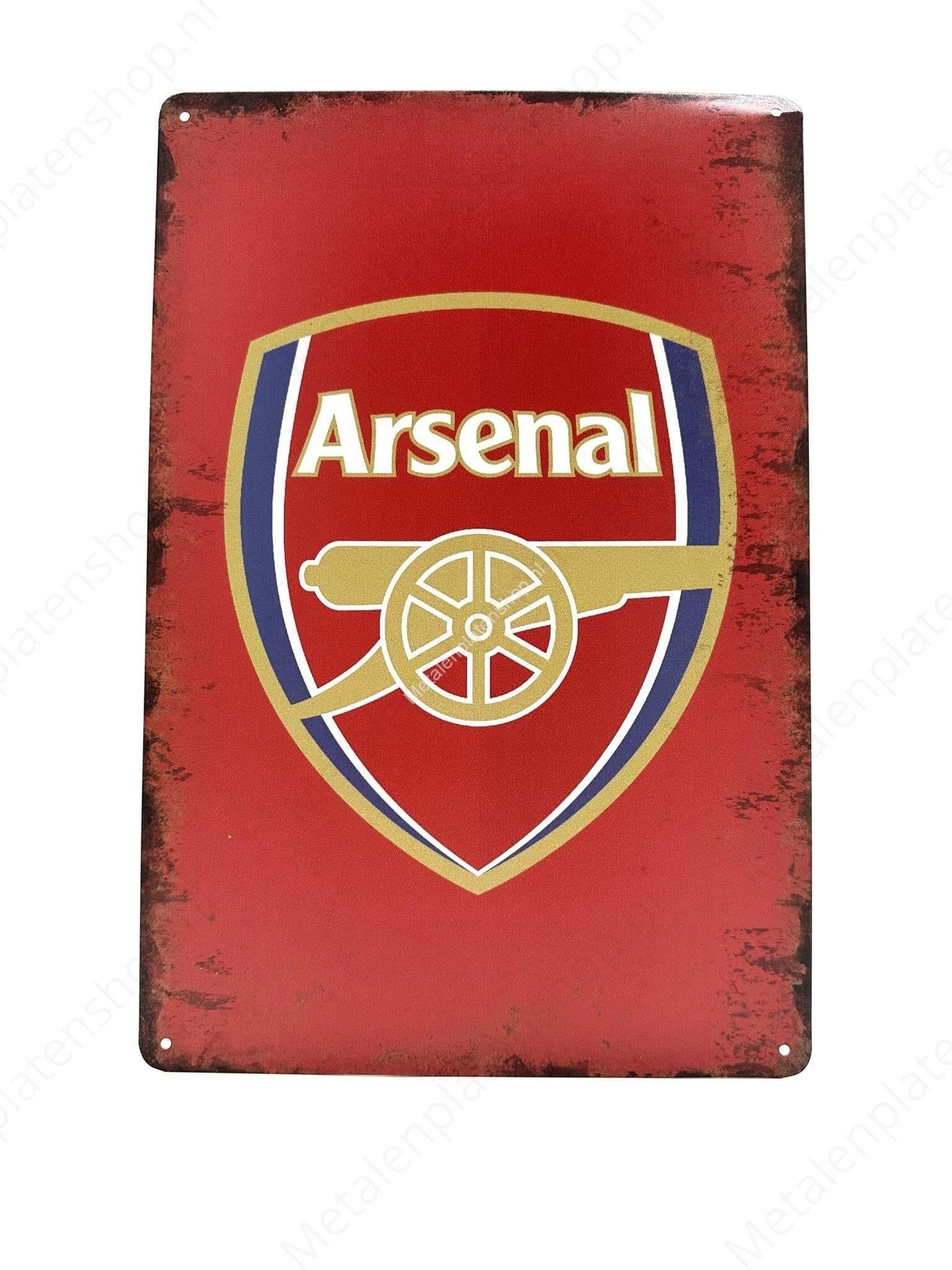 Arsenal - Voetbal - Metalen Wandbord