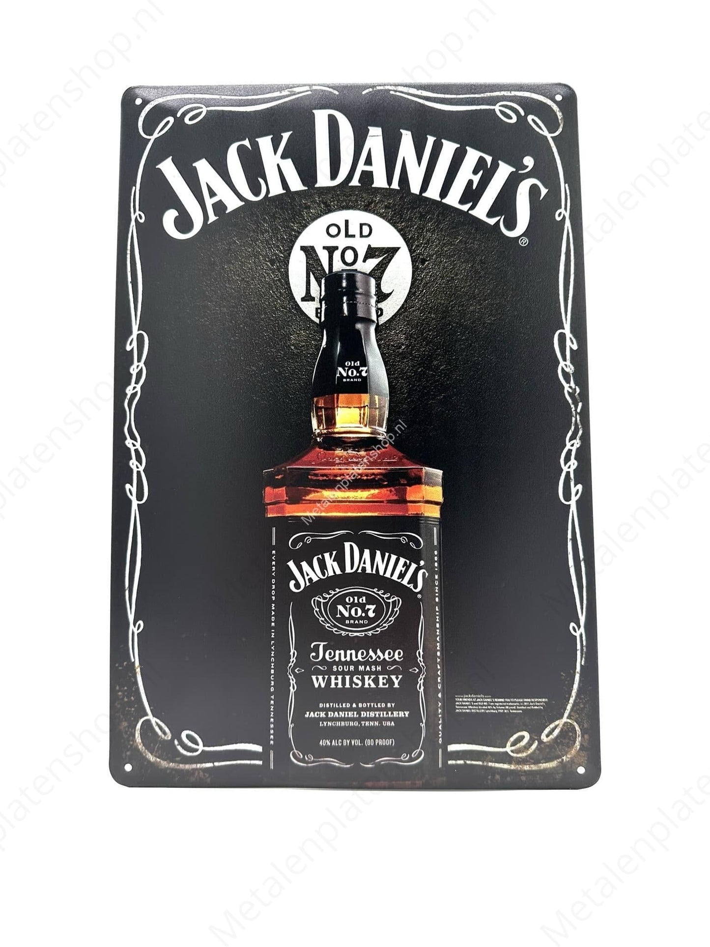 Jack Daniels - Old No. 7 - Drink - Metal Wall Sign