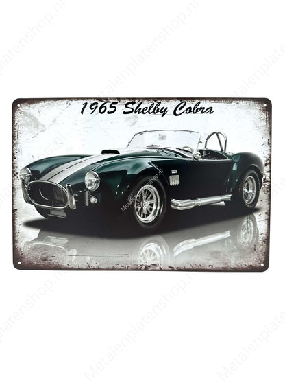Shelby Cobra 1965 - Car - Metal Wall Sign