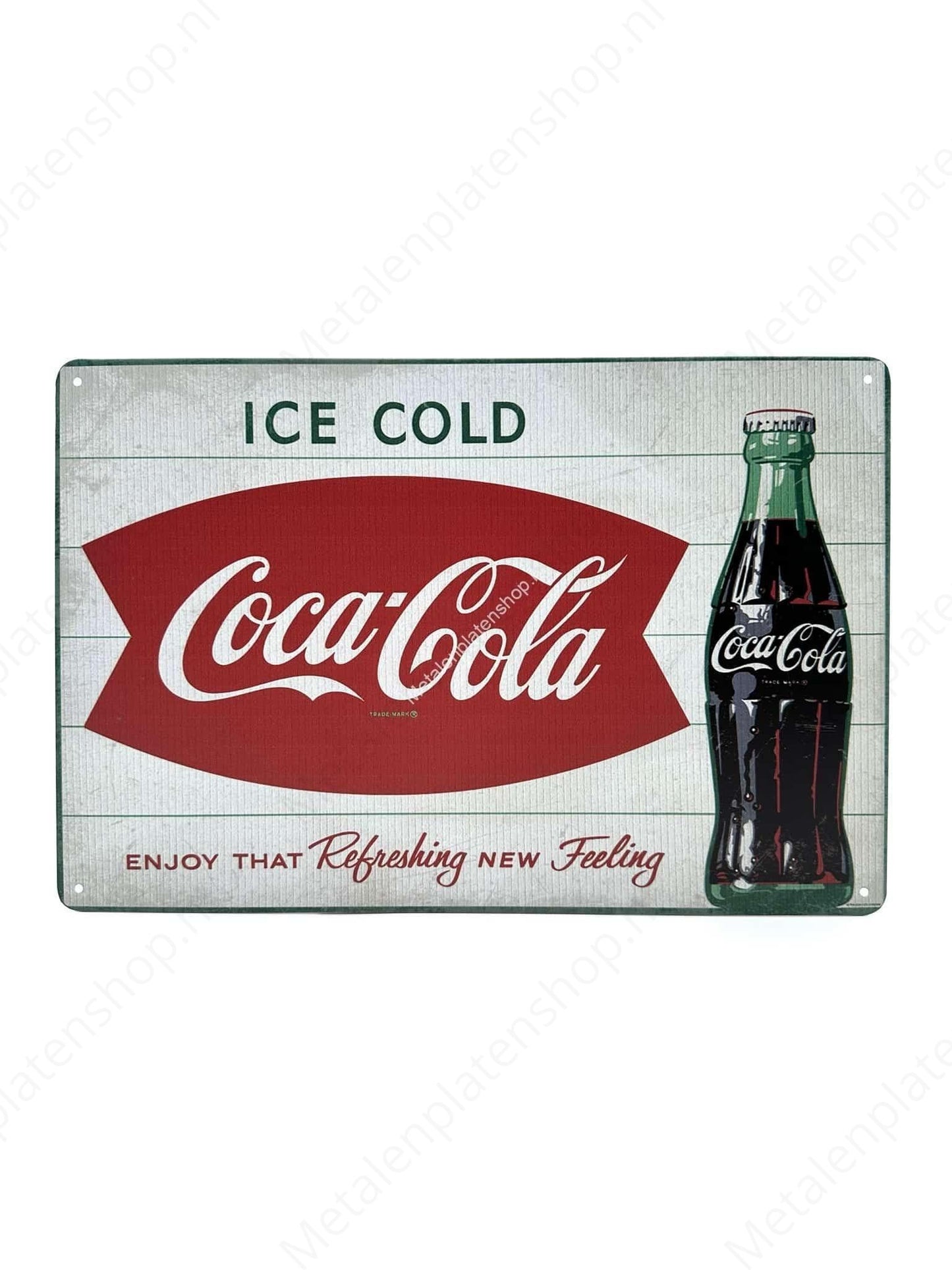 Ice Cold - Coca Cola - Enjoy - Metal Wall Sign