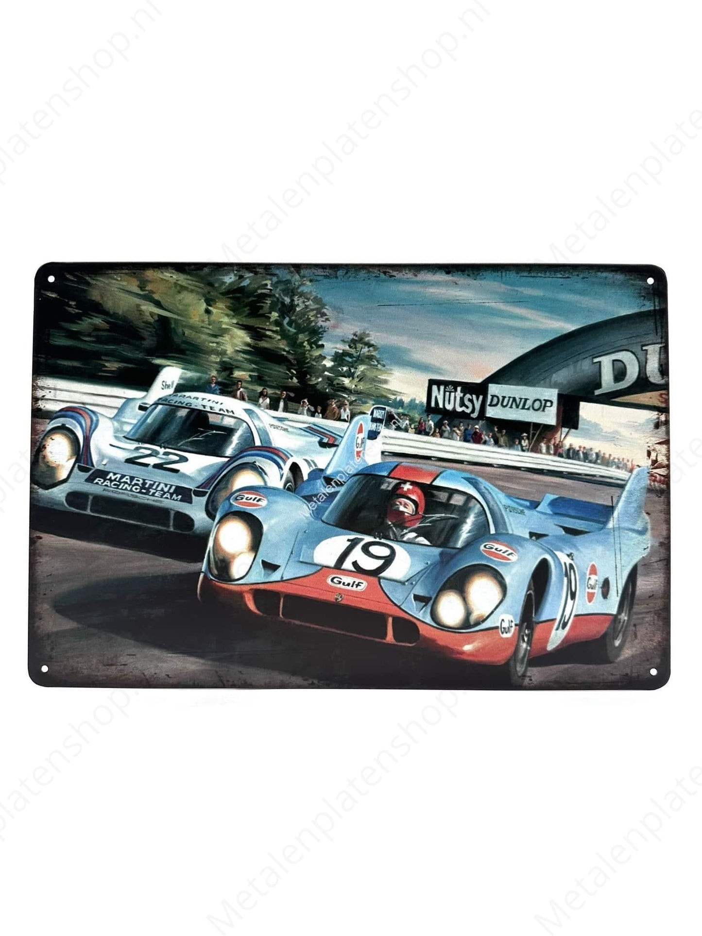 Le Mans - Race Cars - 22/19 - Metal Wall Sign