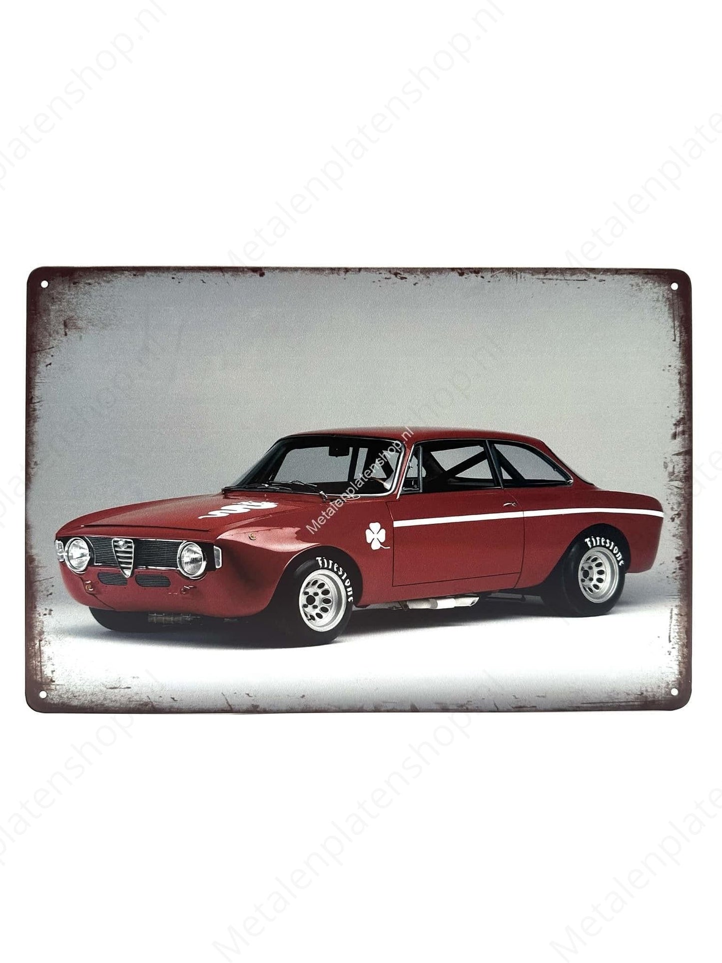 Alfa Romeo - Vintage - Metal Wall Sign