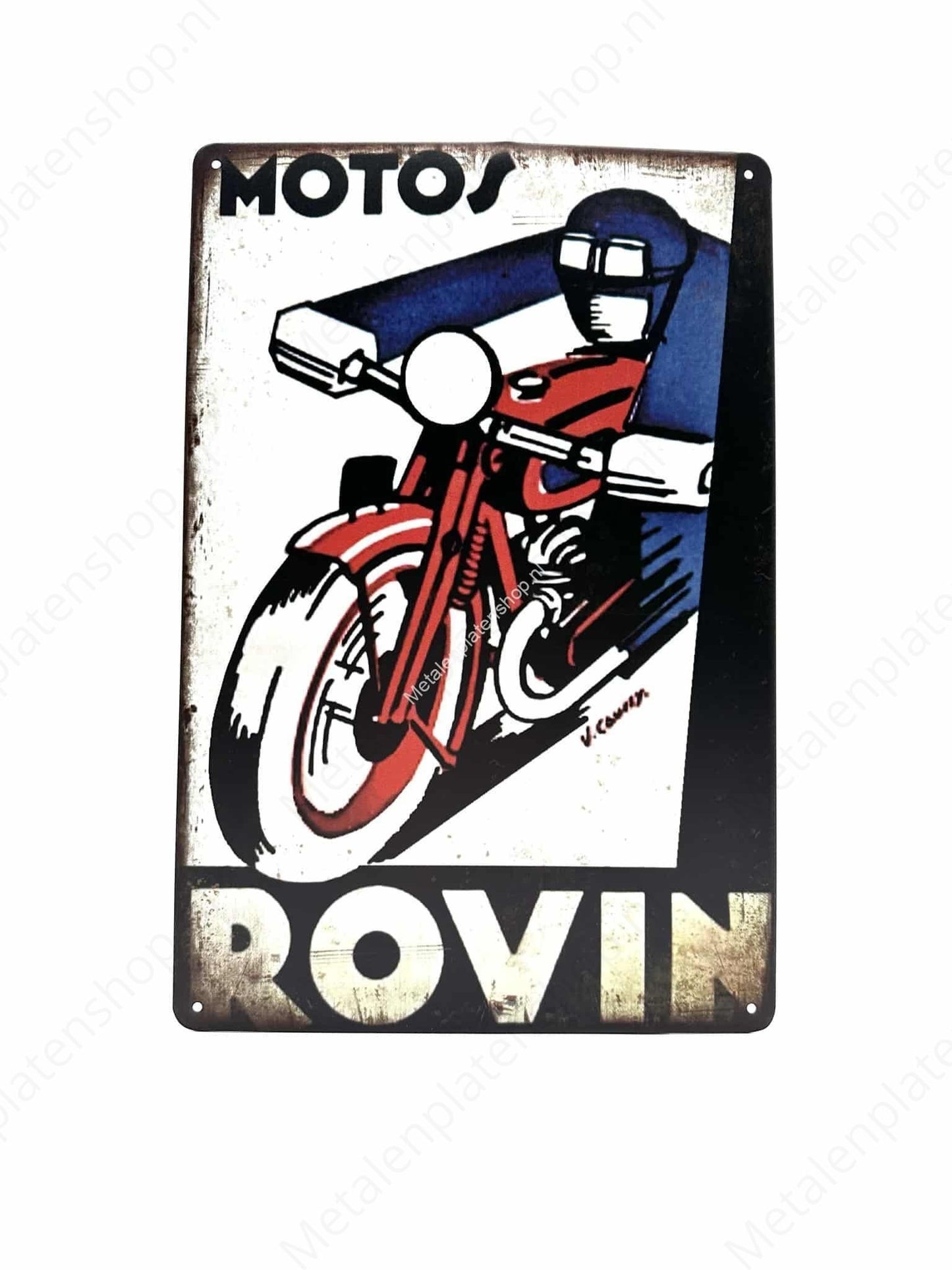 MOTOR ROVIN - Metal Wall Sign