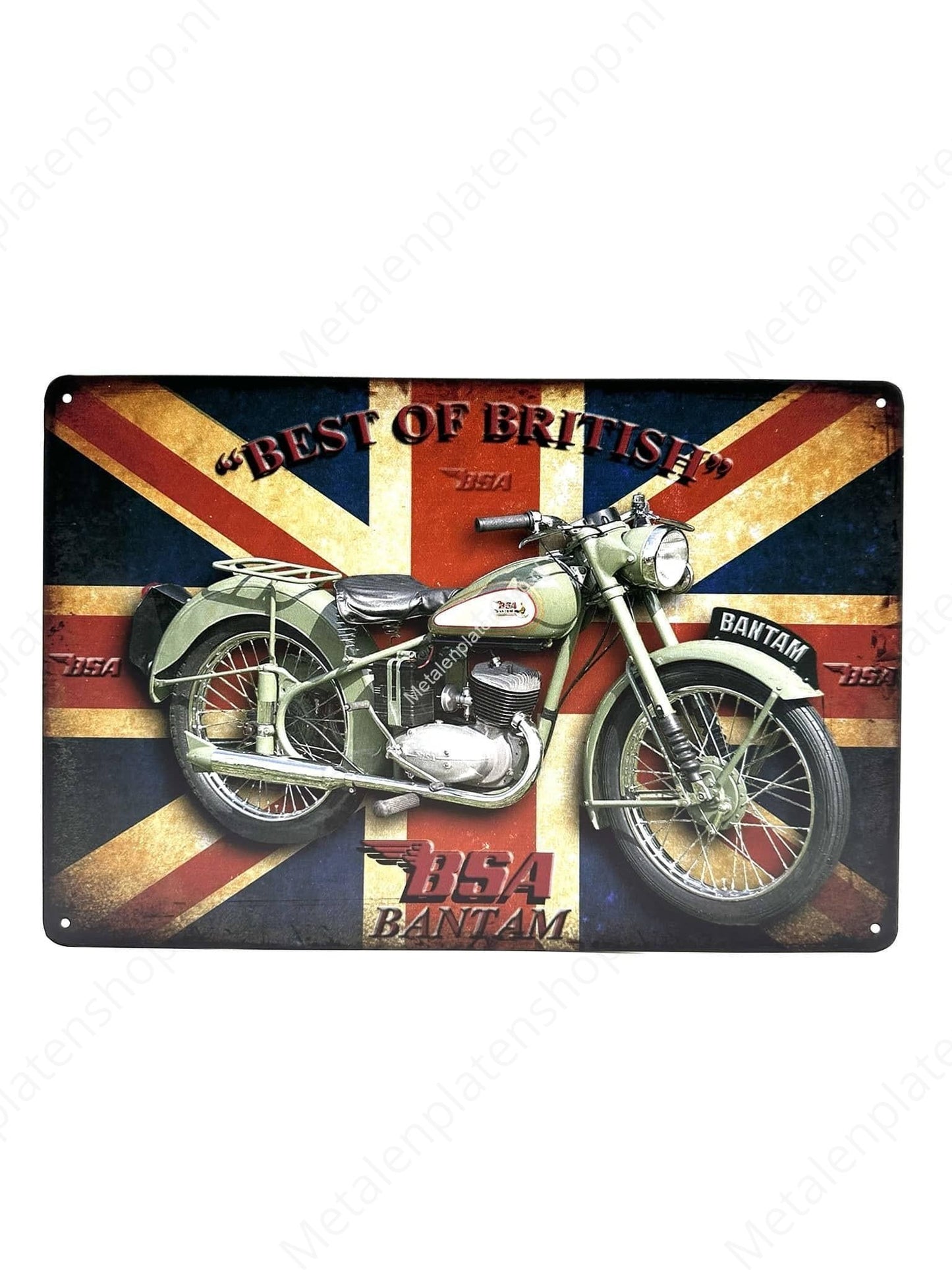 Best of British - BSA Bantam - Metal Wall Sign