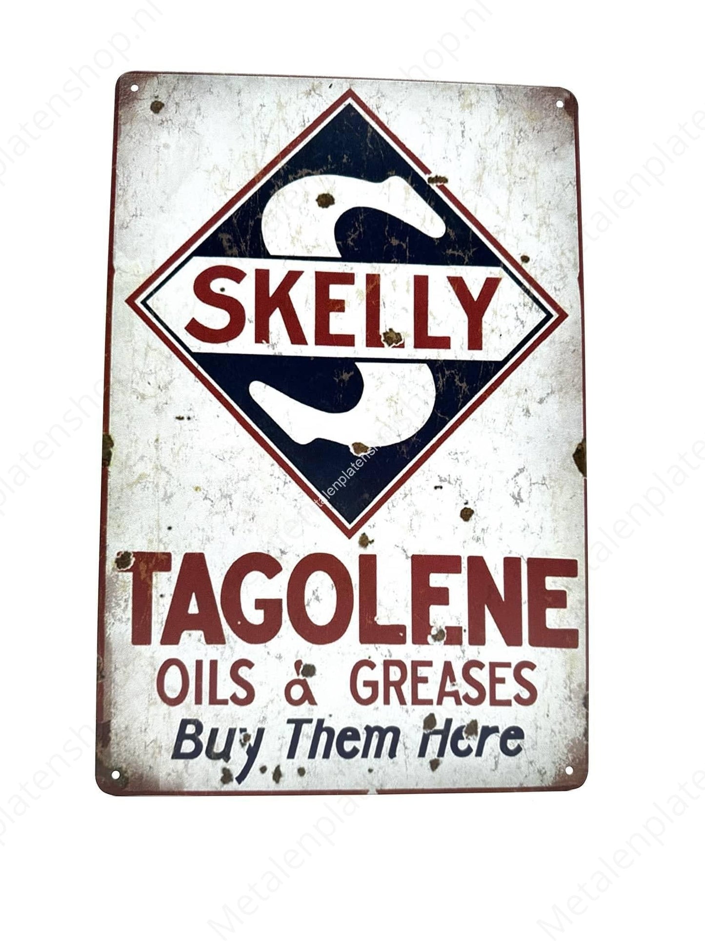 Skelly - Tagolene - Öle und Fette - Hier kaufen - Metallwandschild
