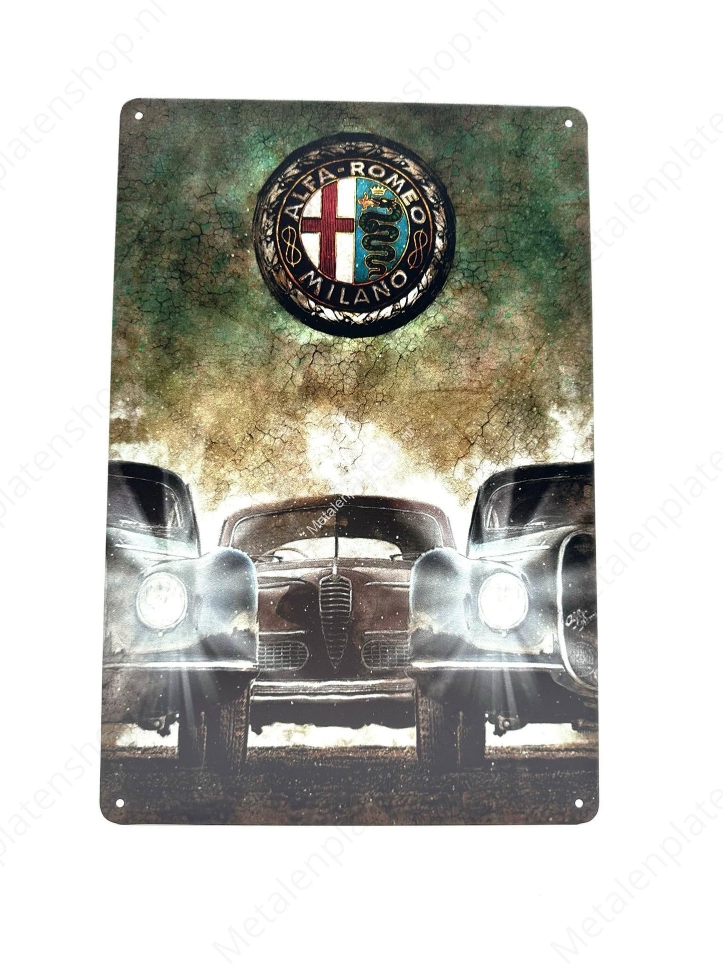 Alfa Romeo #2 - Metallwandschild