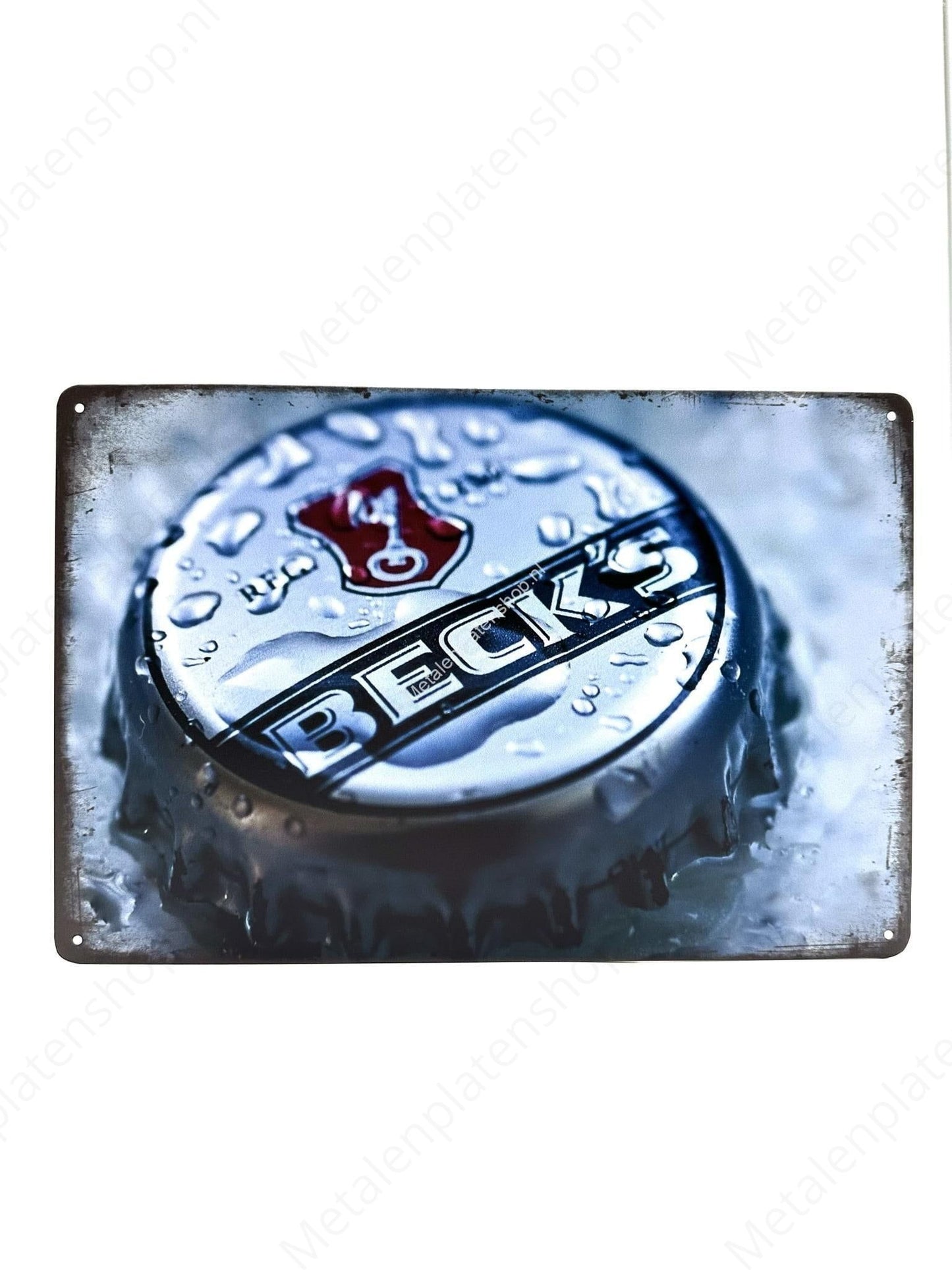 Becks - Metallwandschild