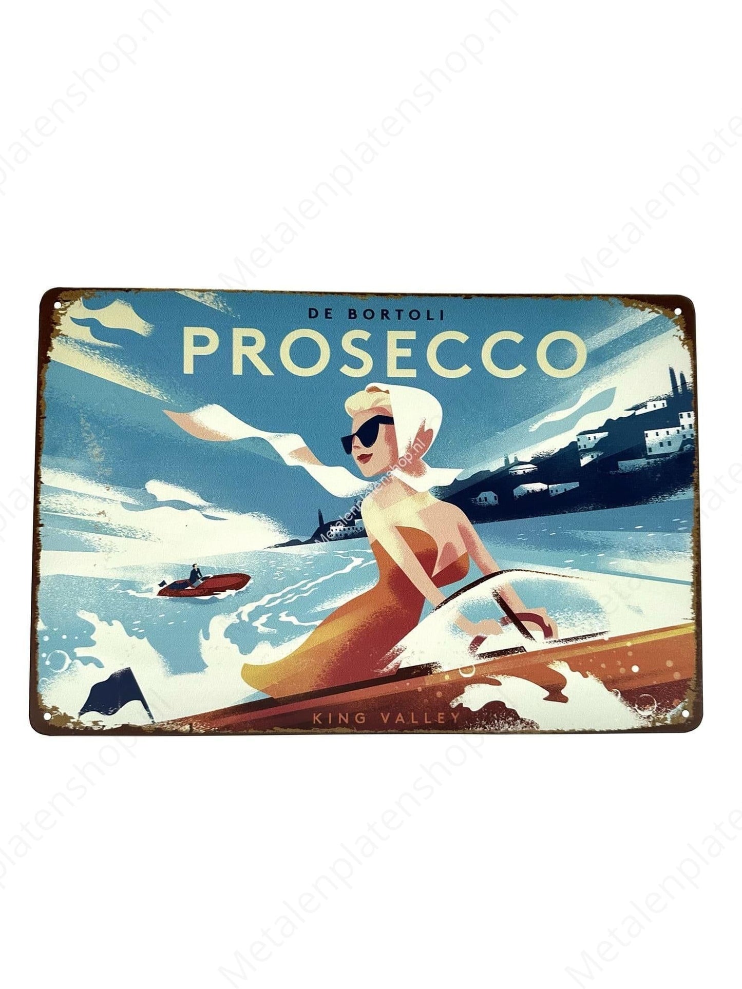 Prosecco – De Bortoli – Metallwandschild