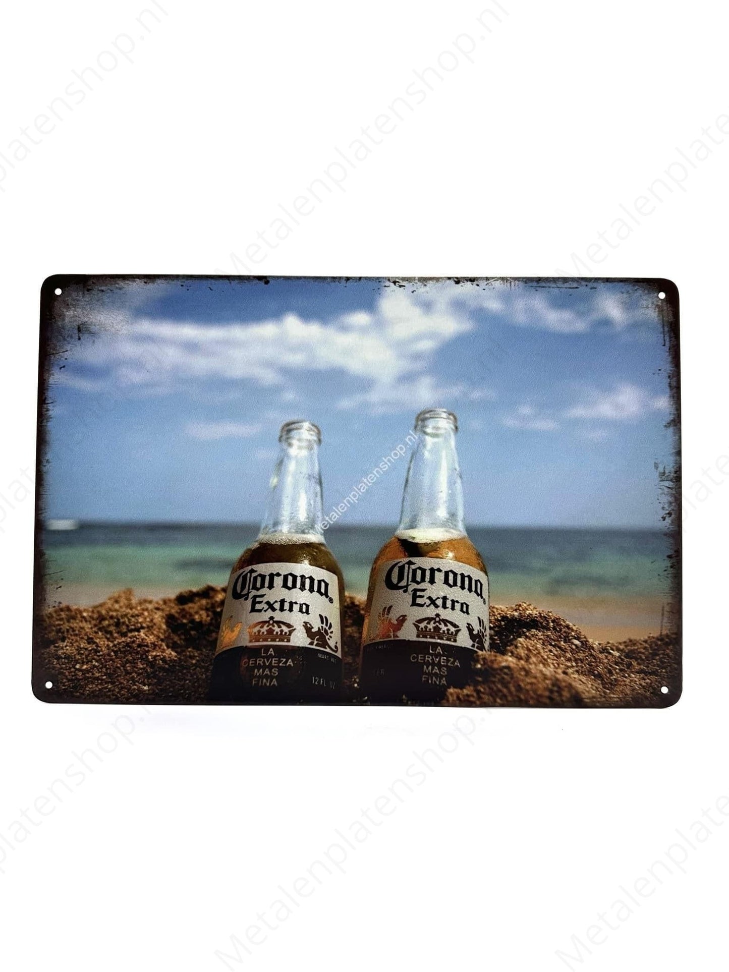 Corona Extra - Beach - Metal Wall Sign