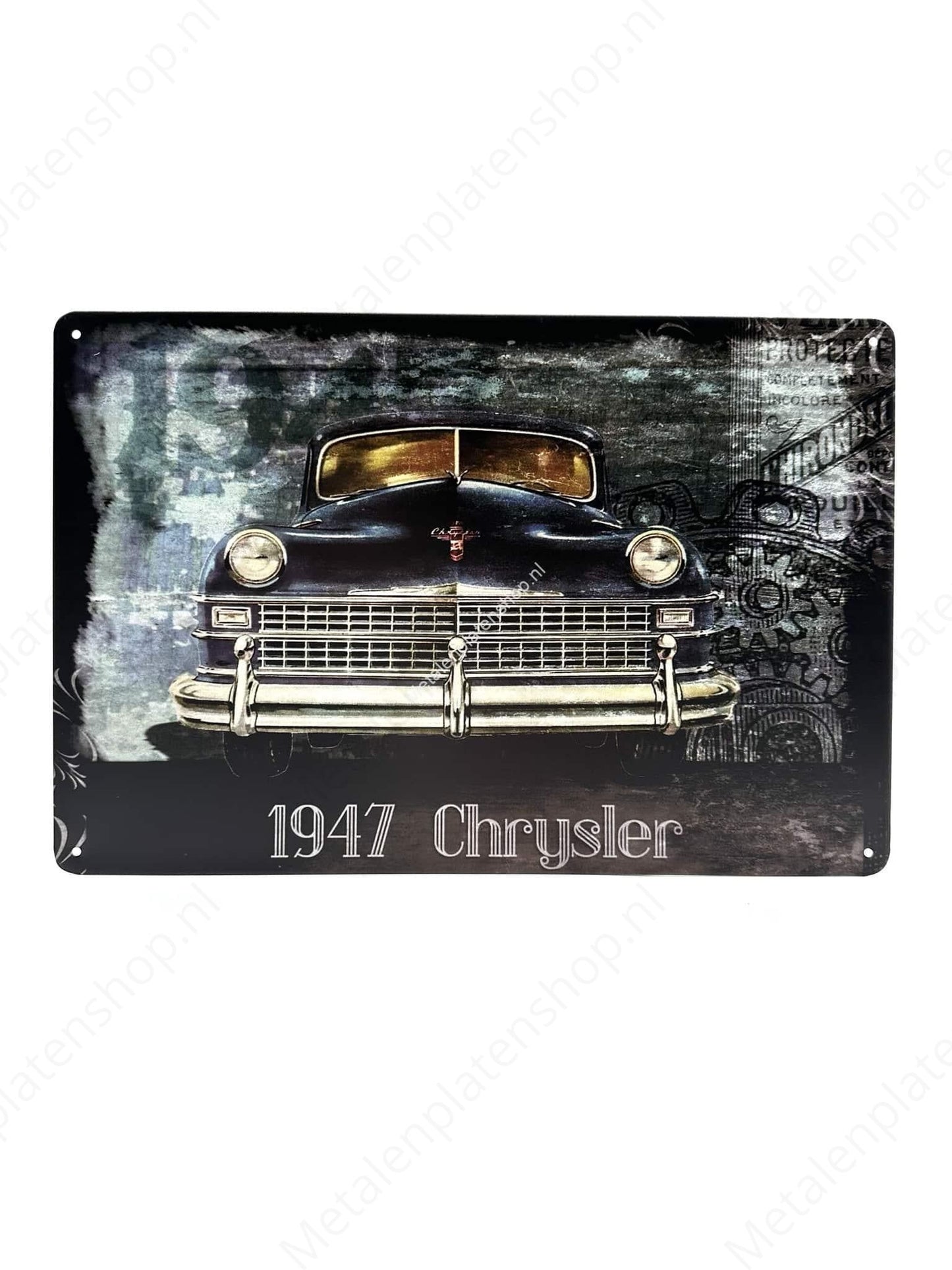 1947 Chrysler - Metallwandschild
