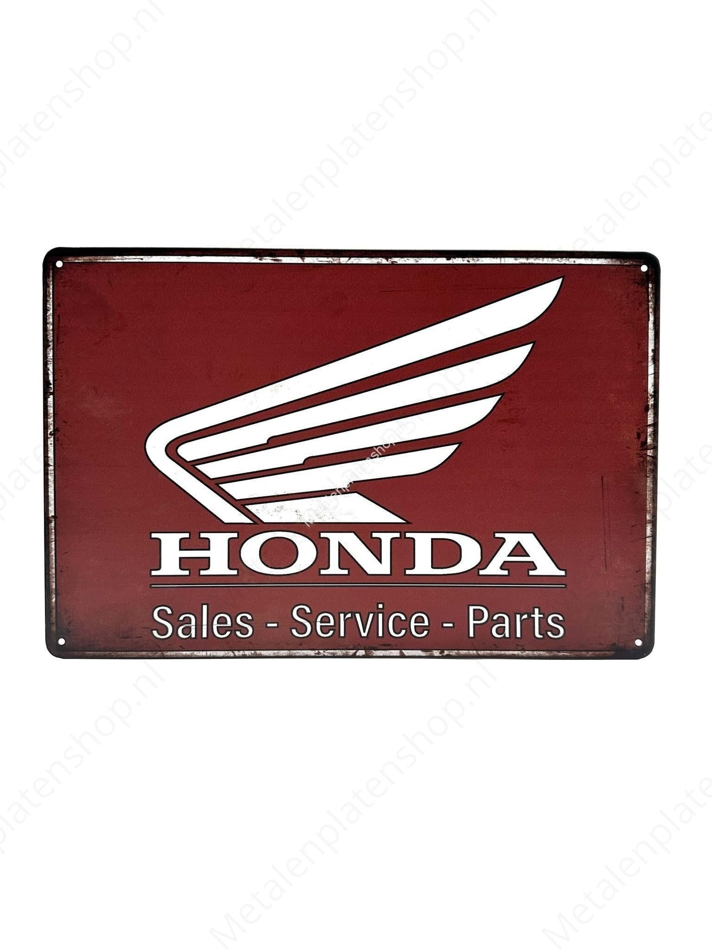 Honda – Verkauf – Service – Teile – Metallwandschild