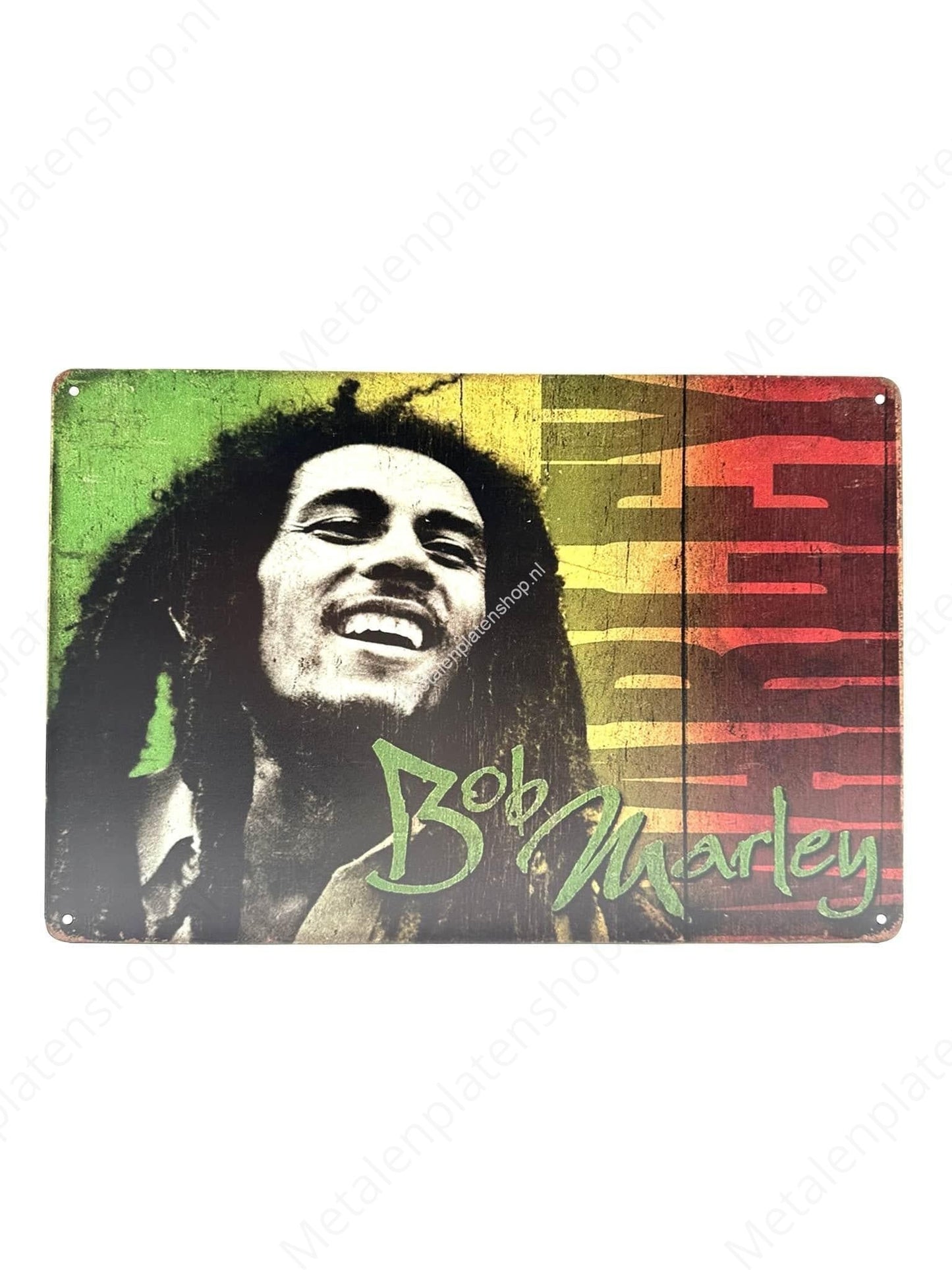 Bob Marley #2 - Metal Wall Sign