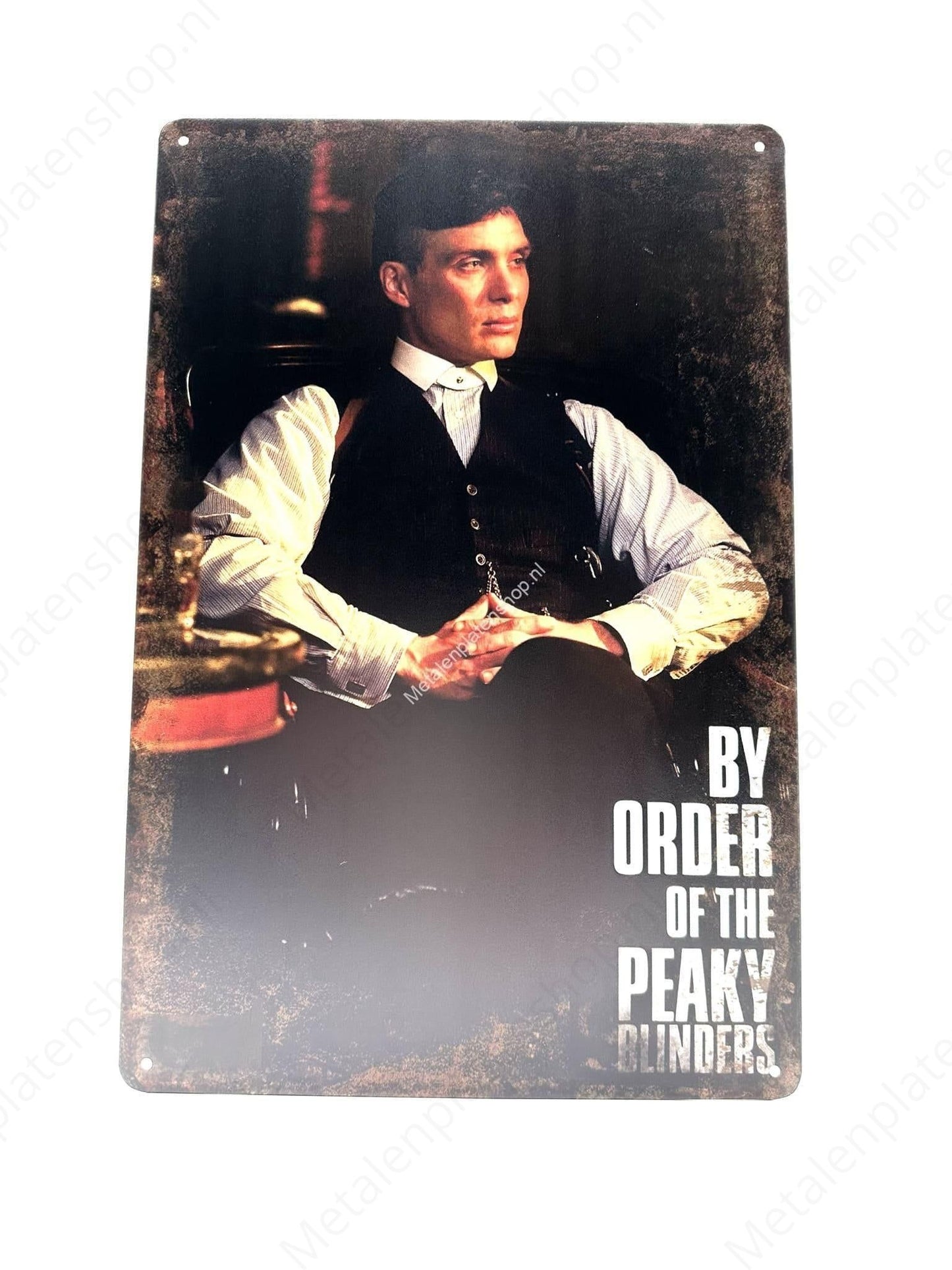 By Order of the Peaky Blinders - Tommy - Metalen Wandbord