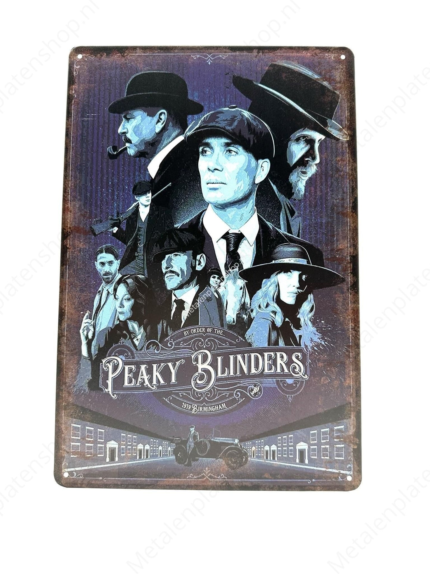 Peaky Blinders - 1919 Birmingham - Metal Wall Sign