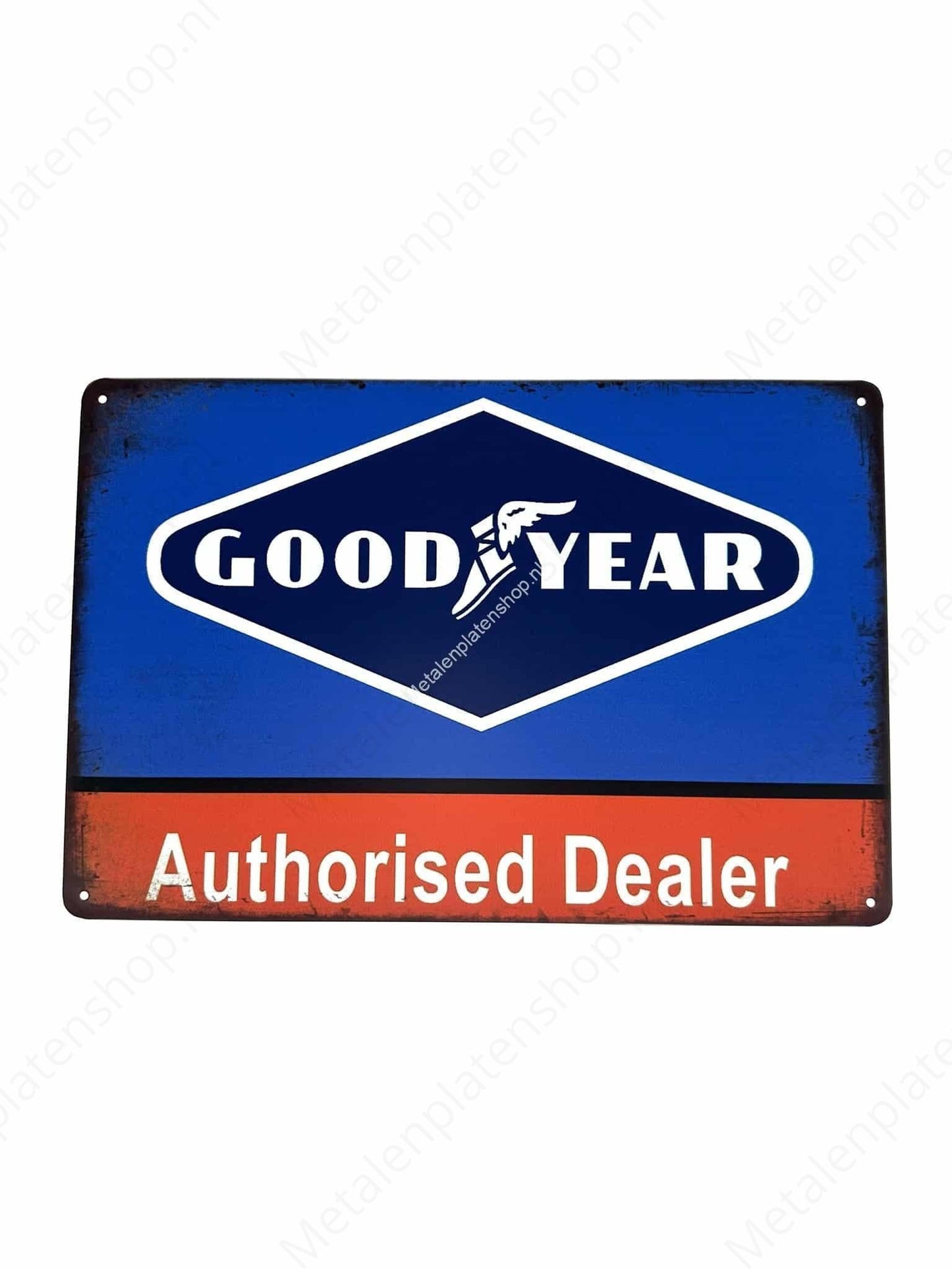 Good Year – Autorisierter Händler – Metallwandschild
