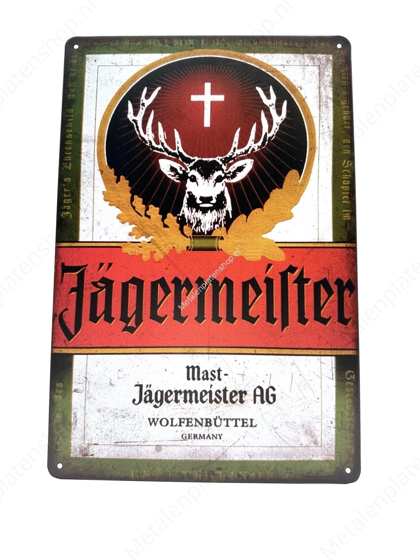 Jägermeister – Wolfenbüttel – Metallwandschild