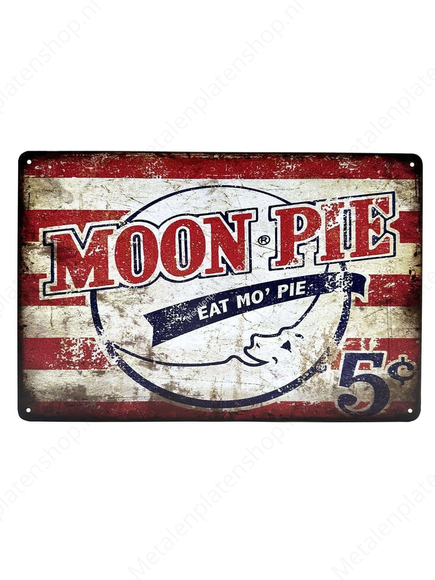 Moon Pie – Eat Mo'Pie – Metallwandschild